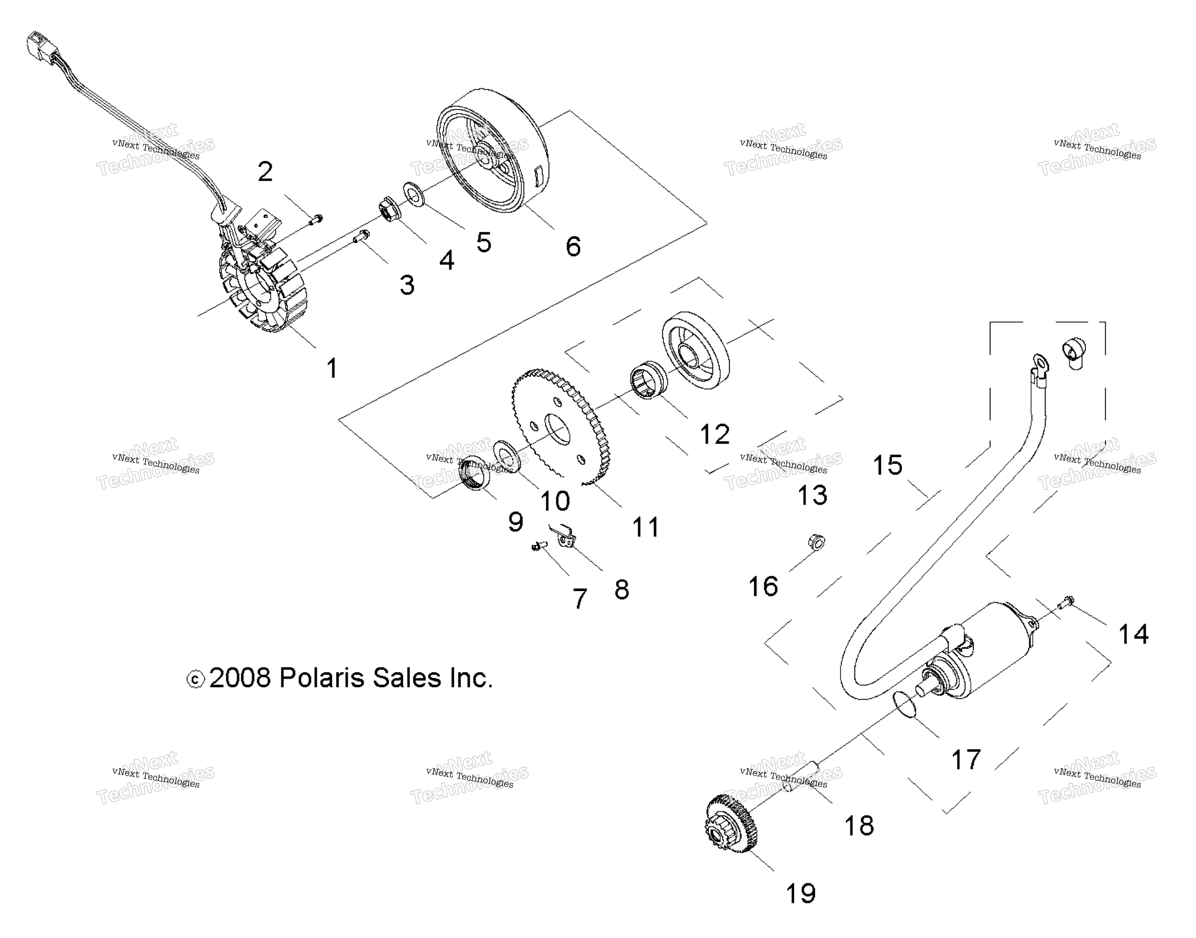 двигатель Starting Motor