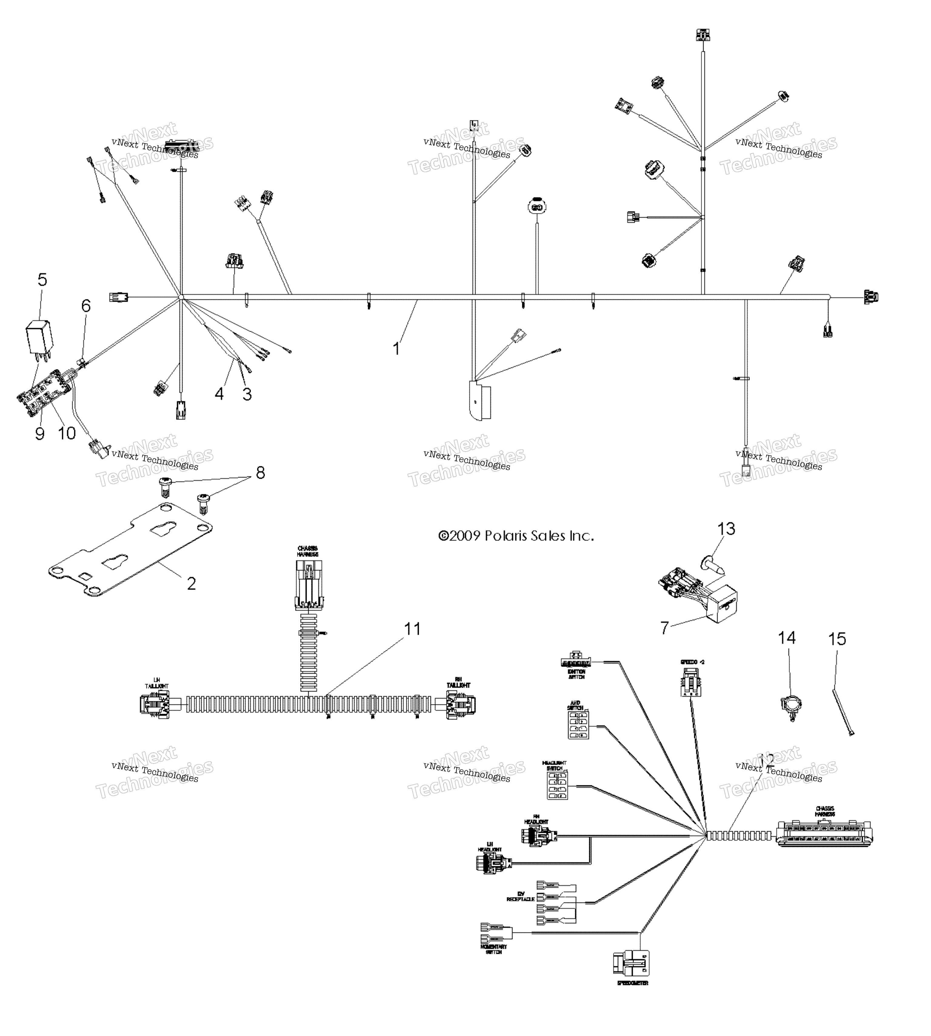 Electrical, провод Harnesses