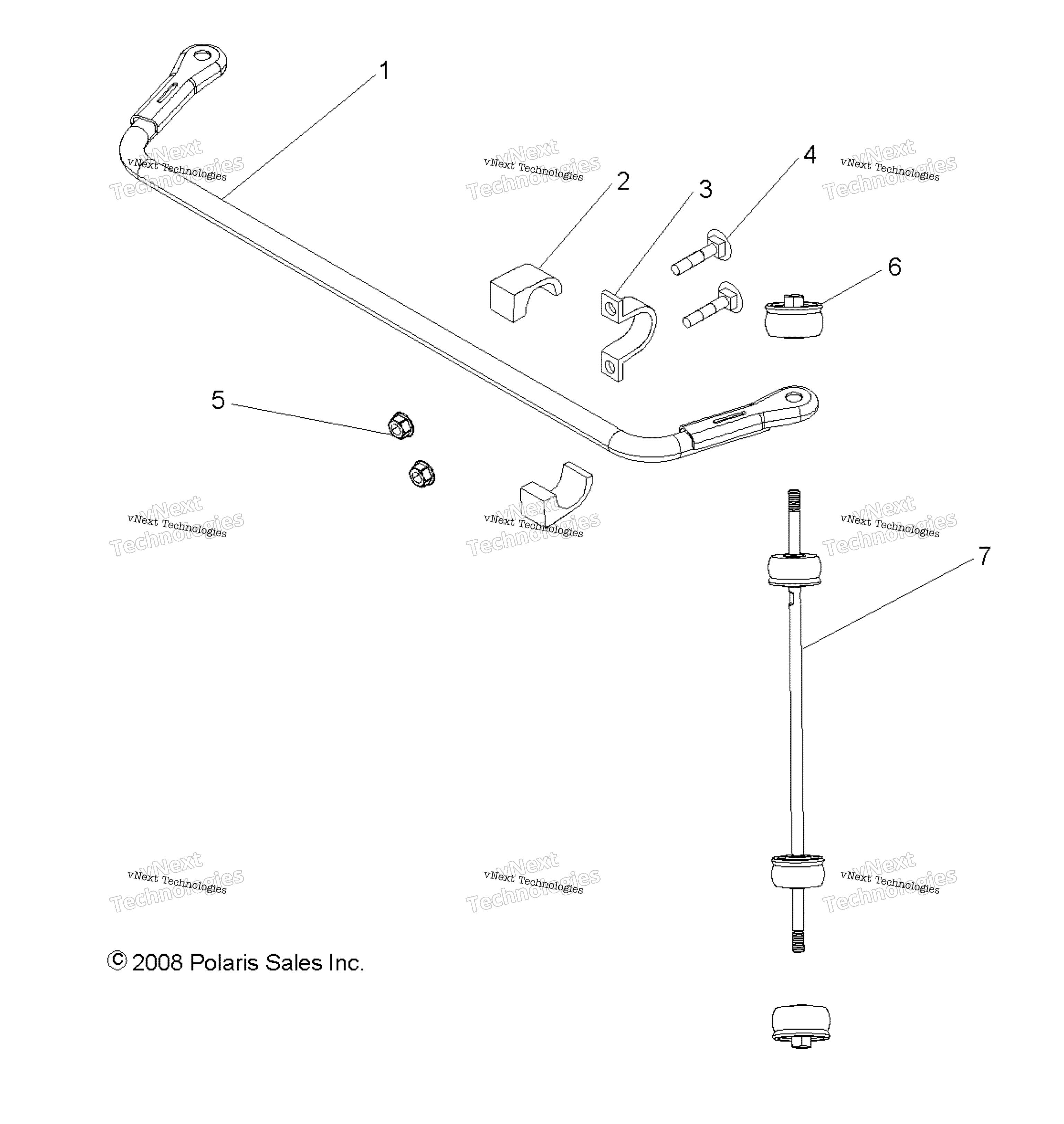 Подвеска, задняя Stabilizer Bar
