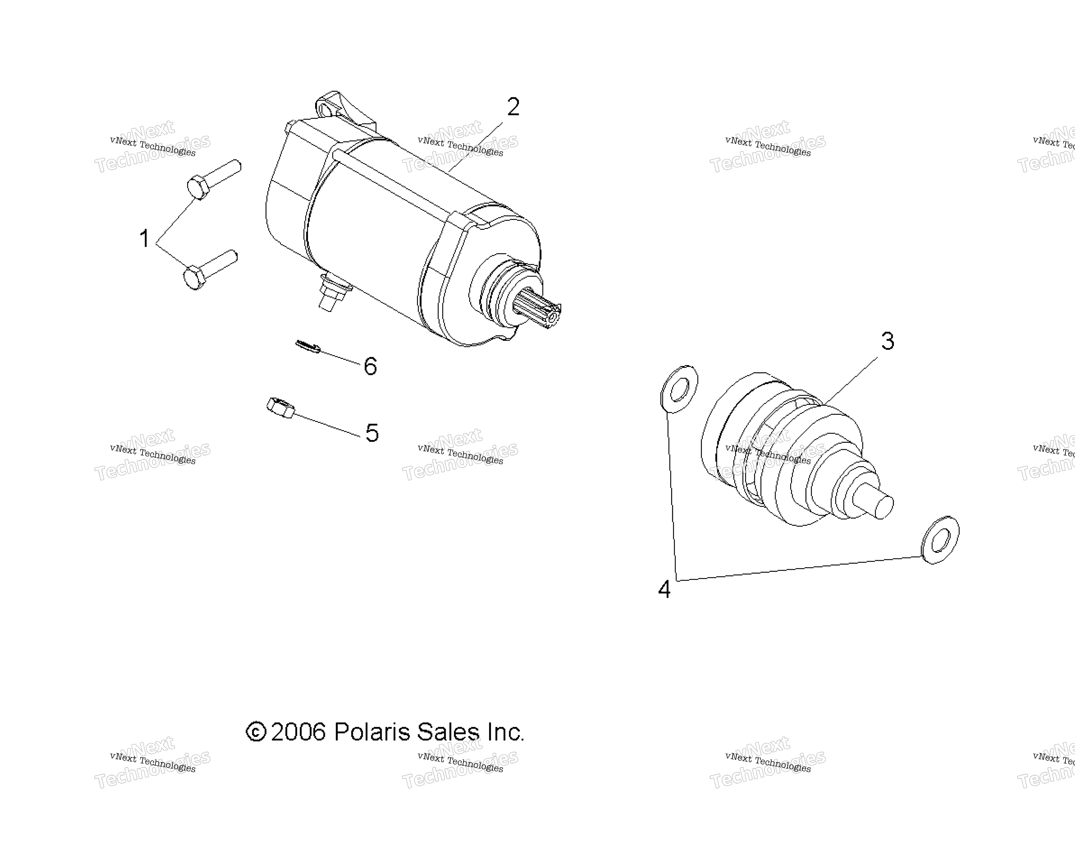 Engine, Starting Motor All опции