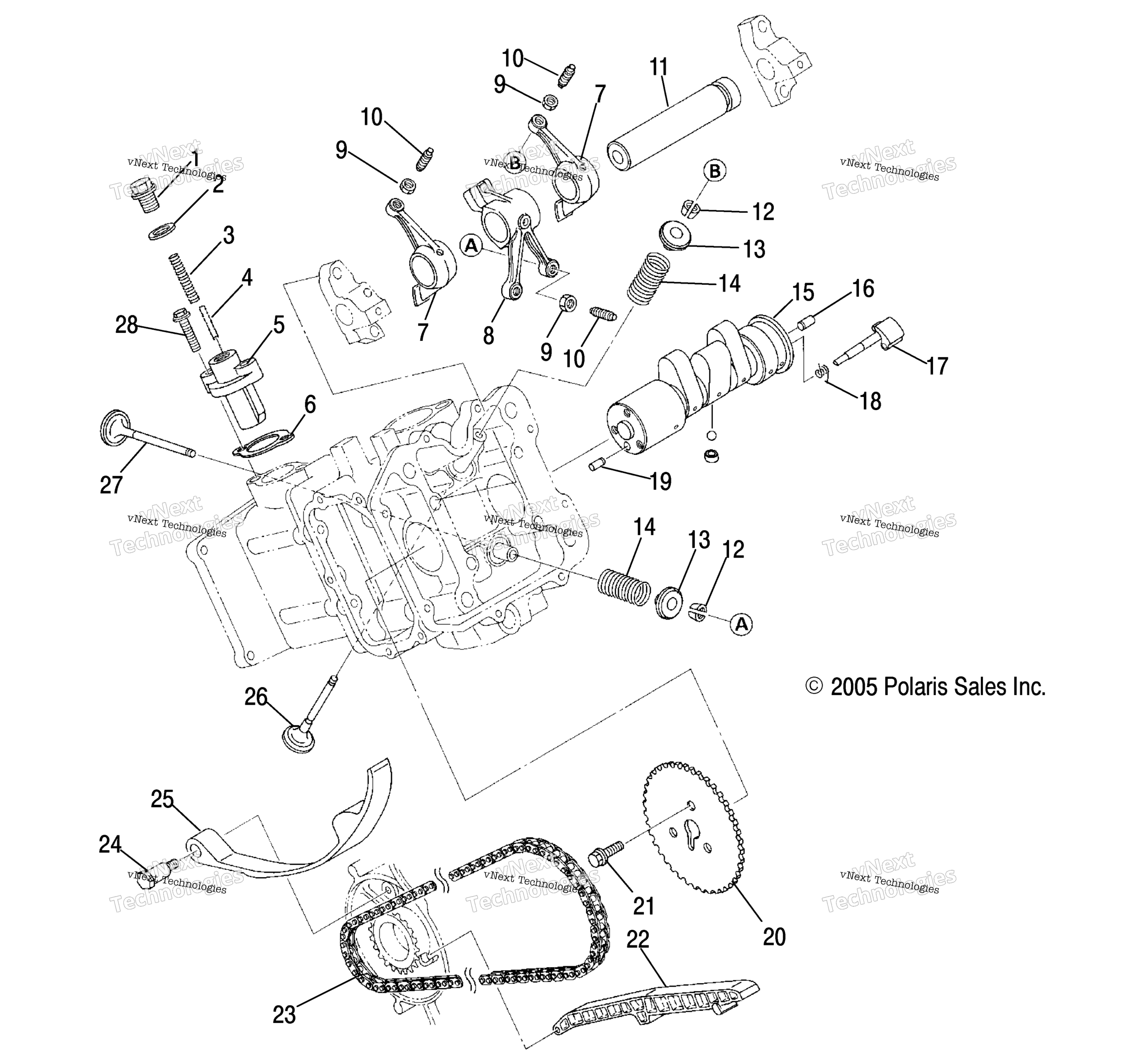Engine, распредвал & Valves