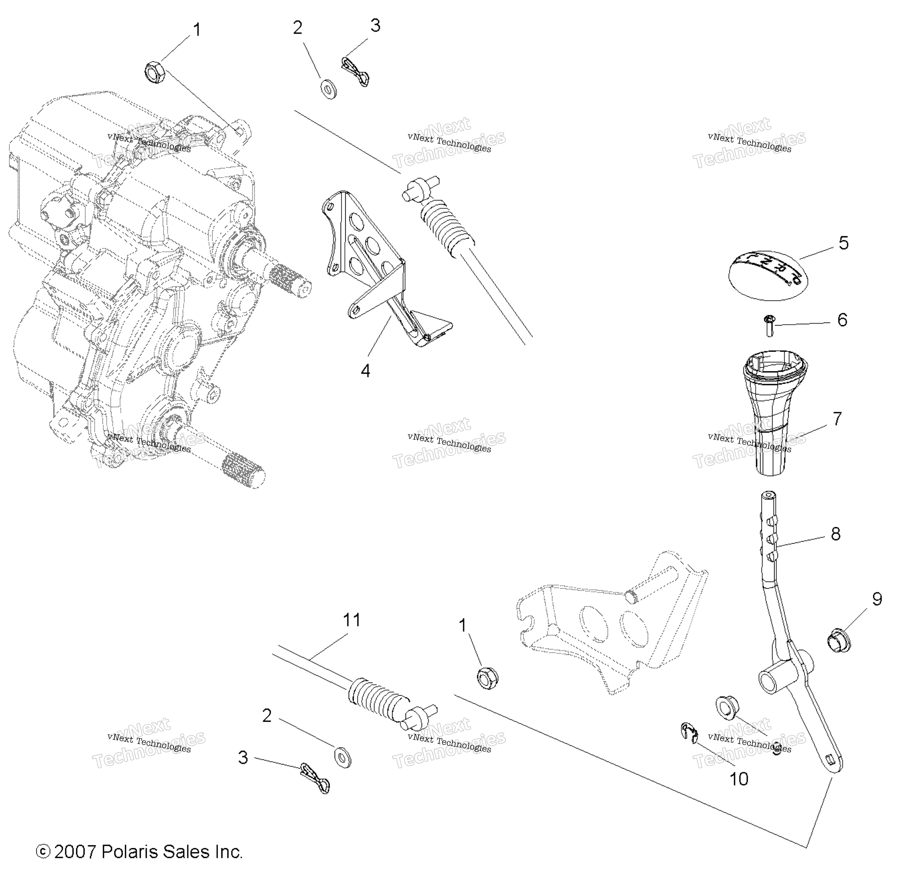 Привод Train, Gear Selector All Options