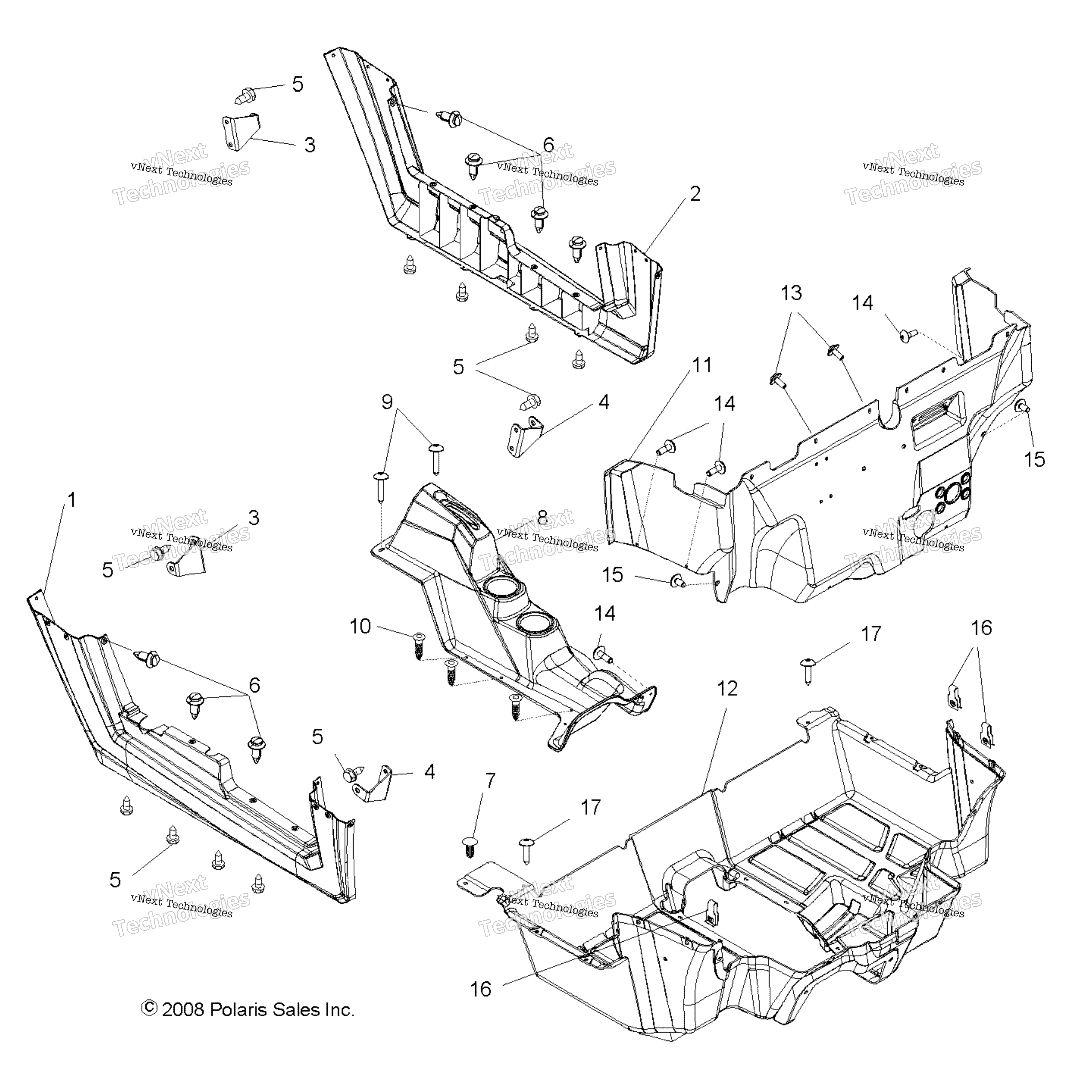 Body, Floor и Rocker Panels