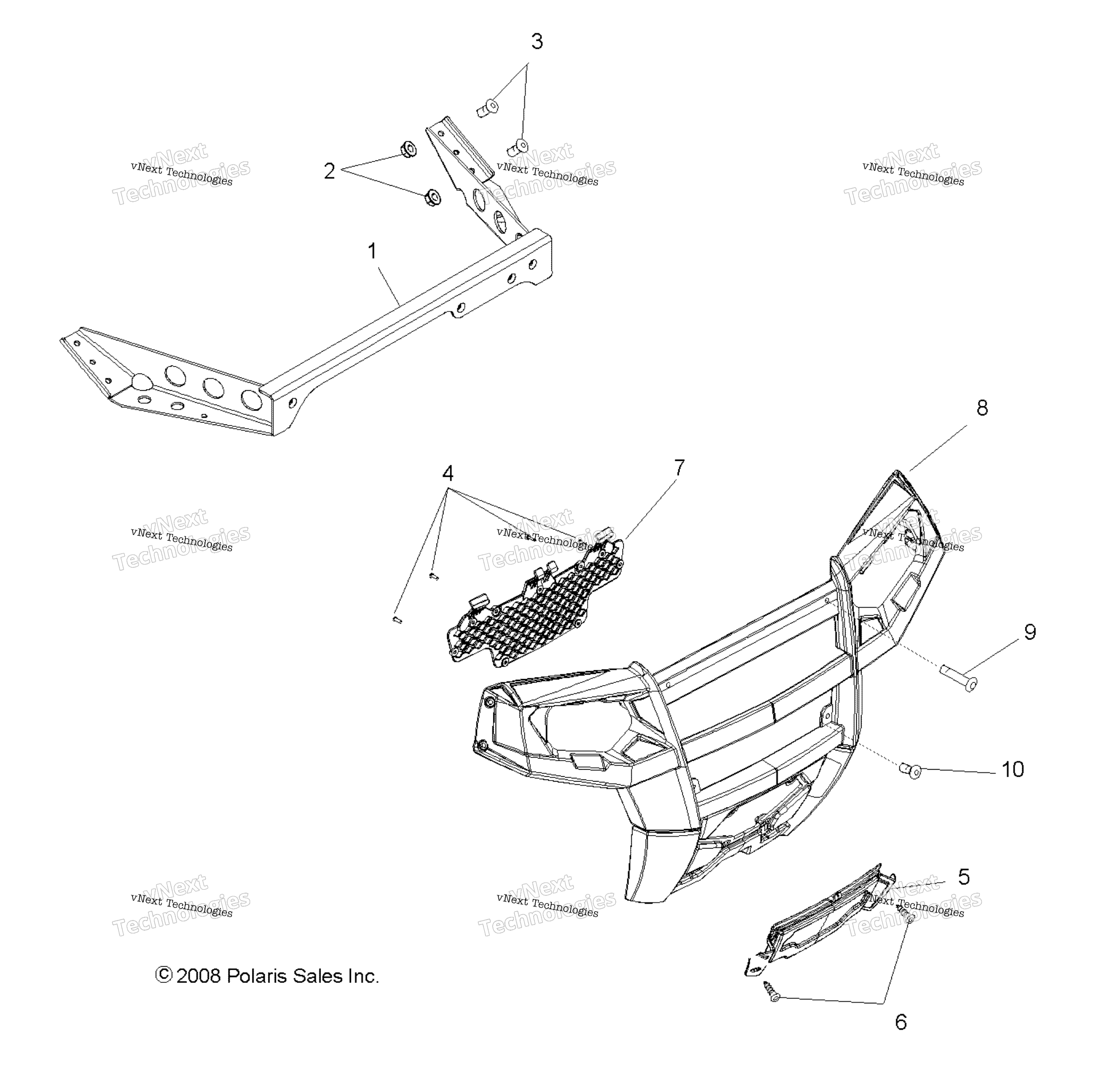 Body, передний Bumper