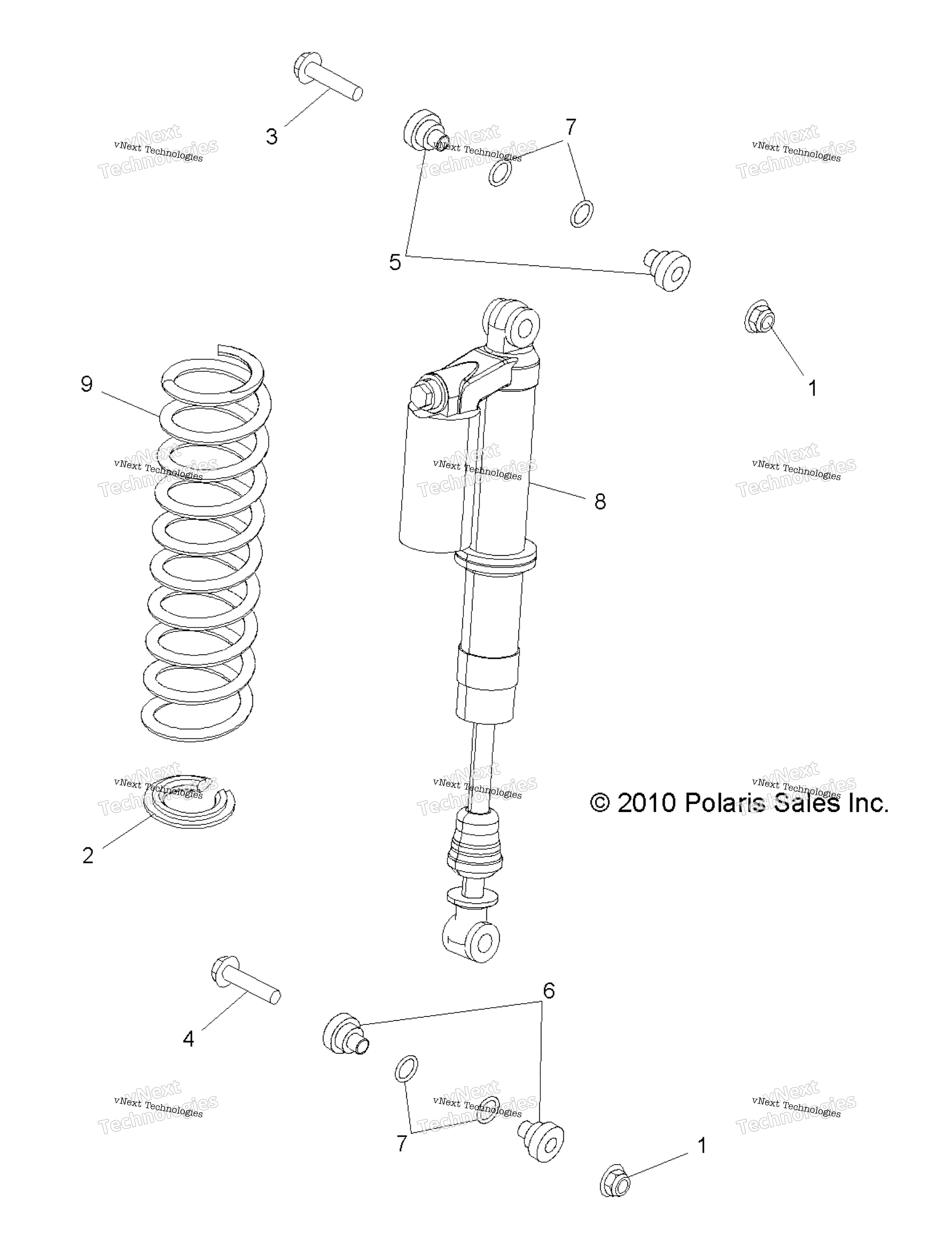 Подвеска, передний амортизатор Mounting R10vh76ai