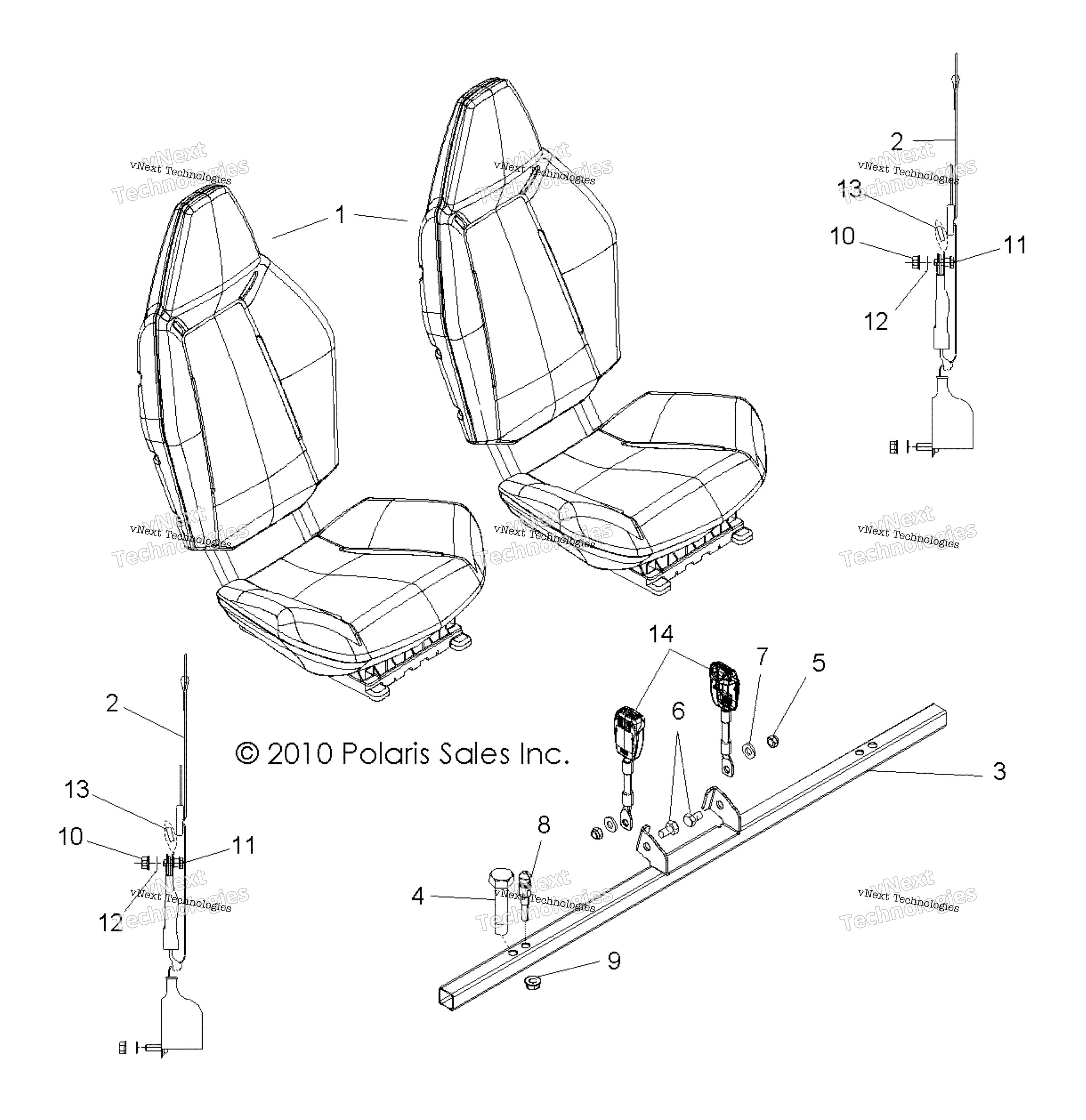 Кузов, сиденье Mounting & Belts