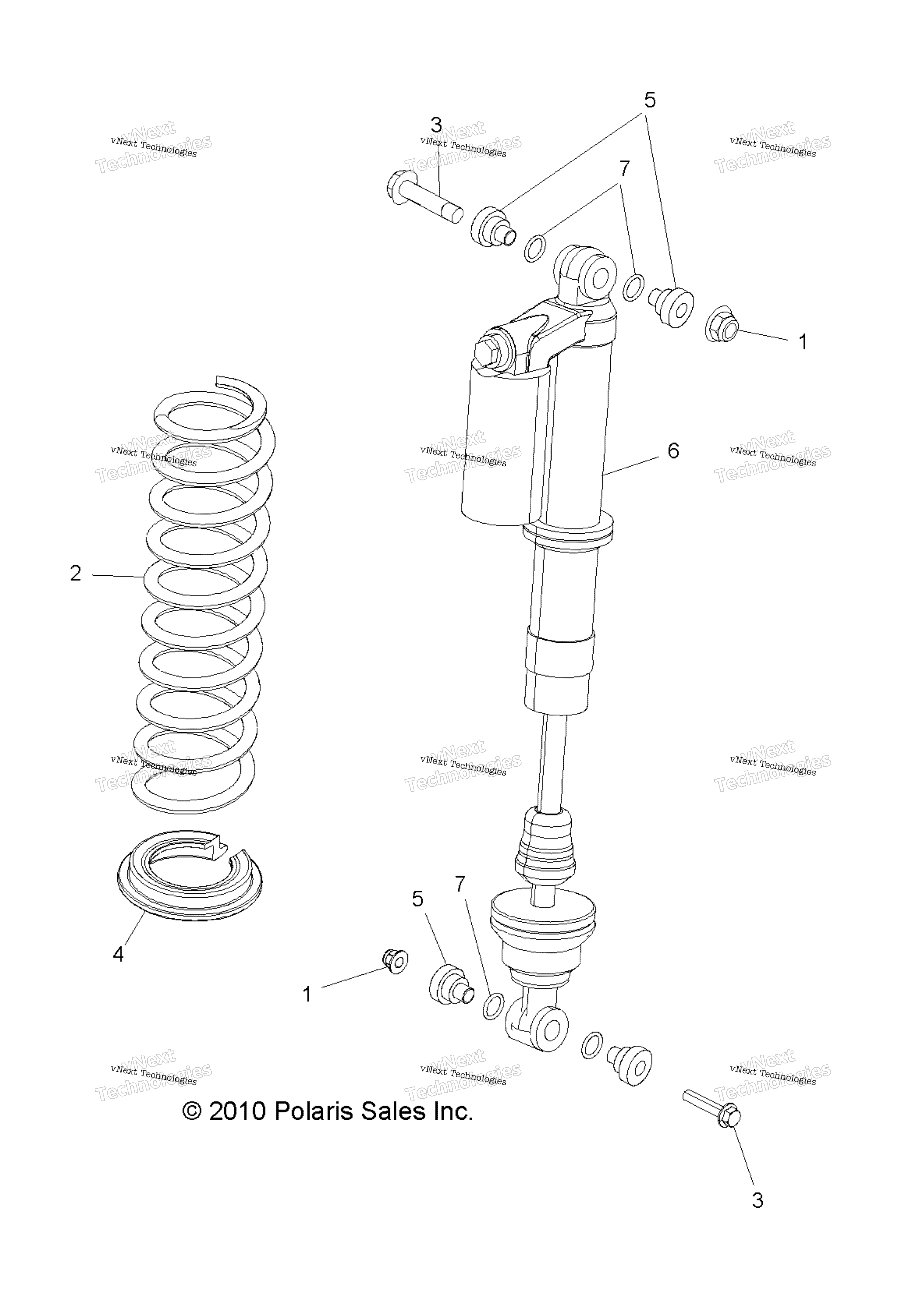 Подвеска, передний амортизатор Mounting