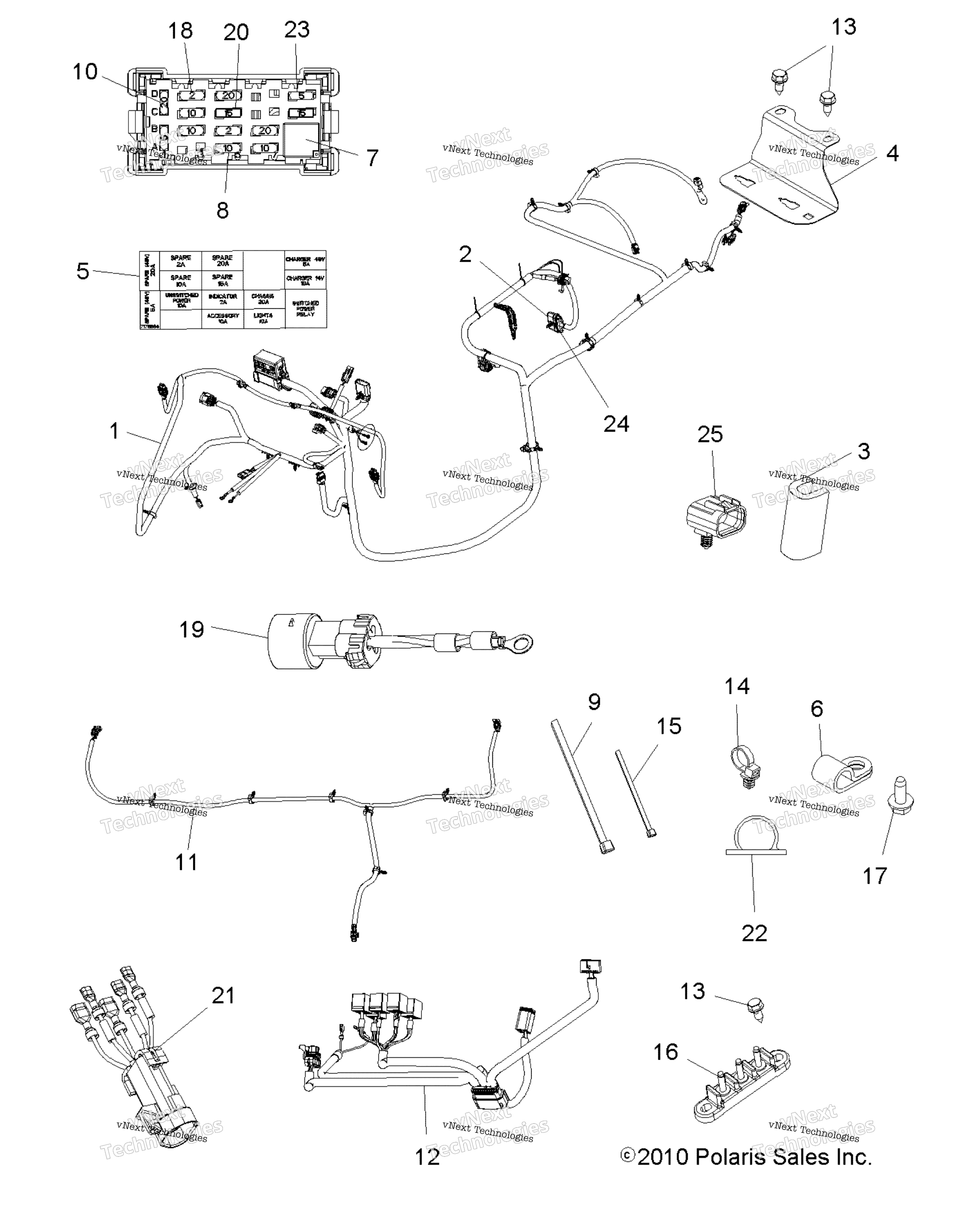 Electrical, провод Harnesses