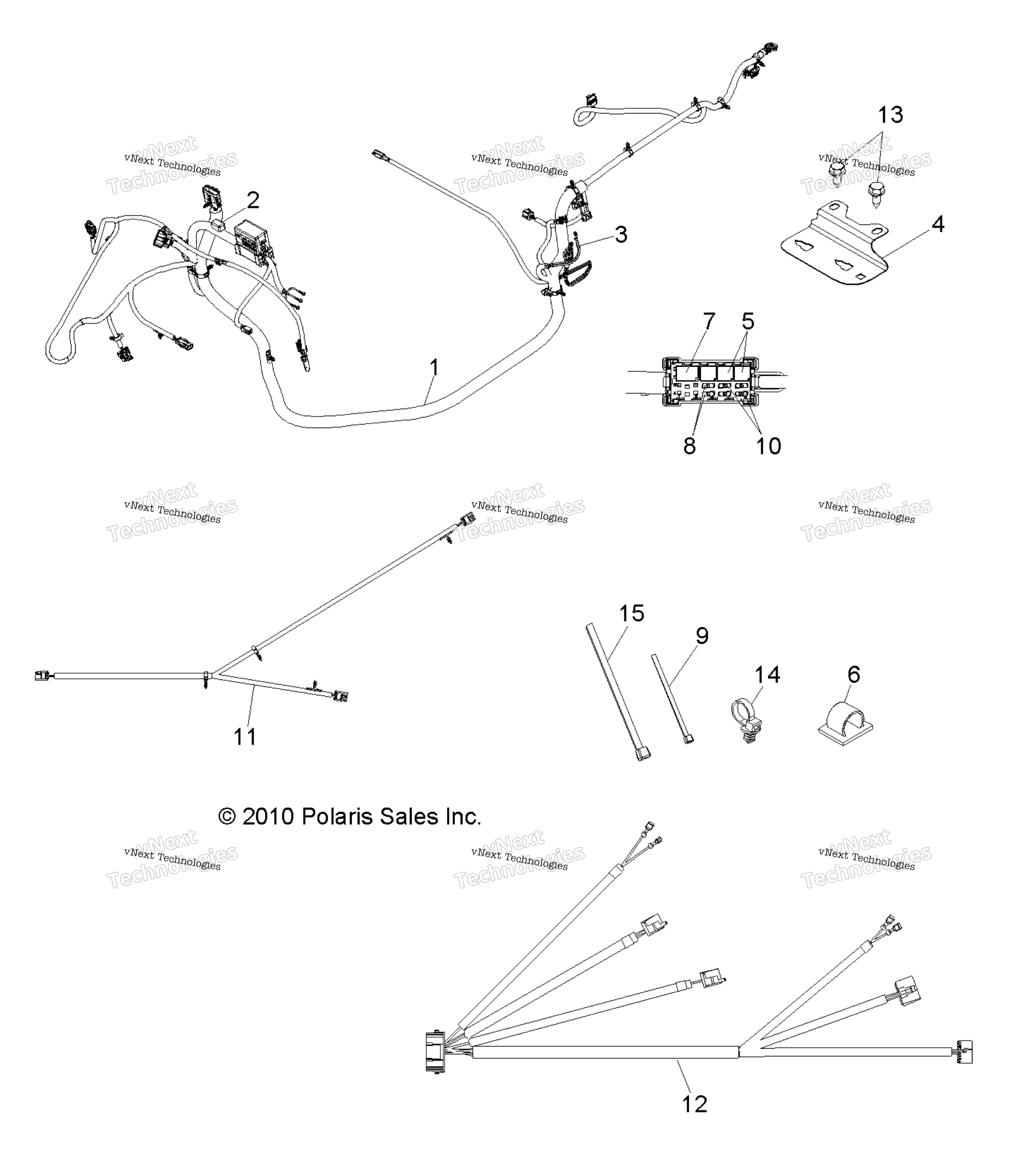 Electrical, провод Harnesses