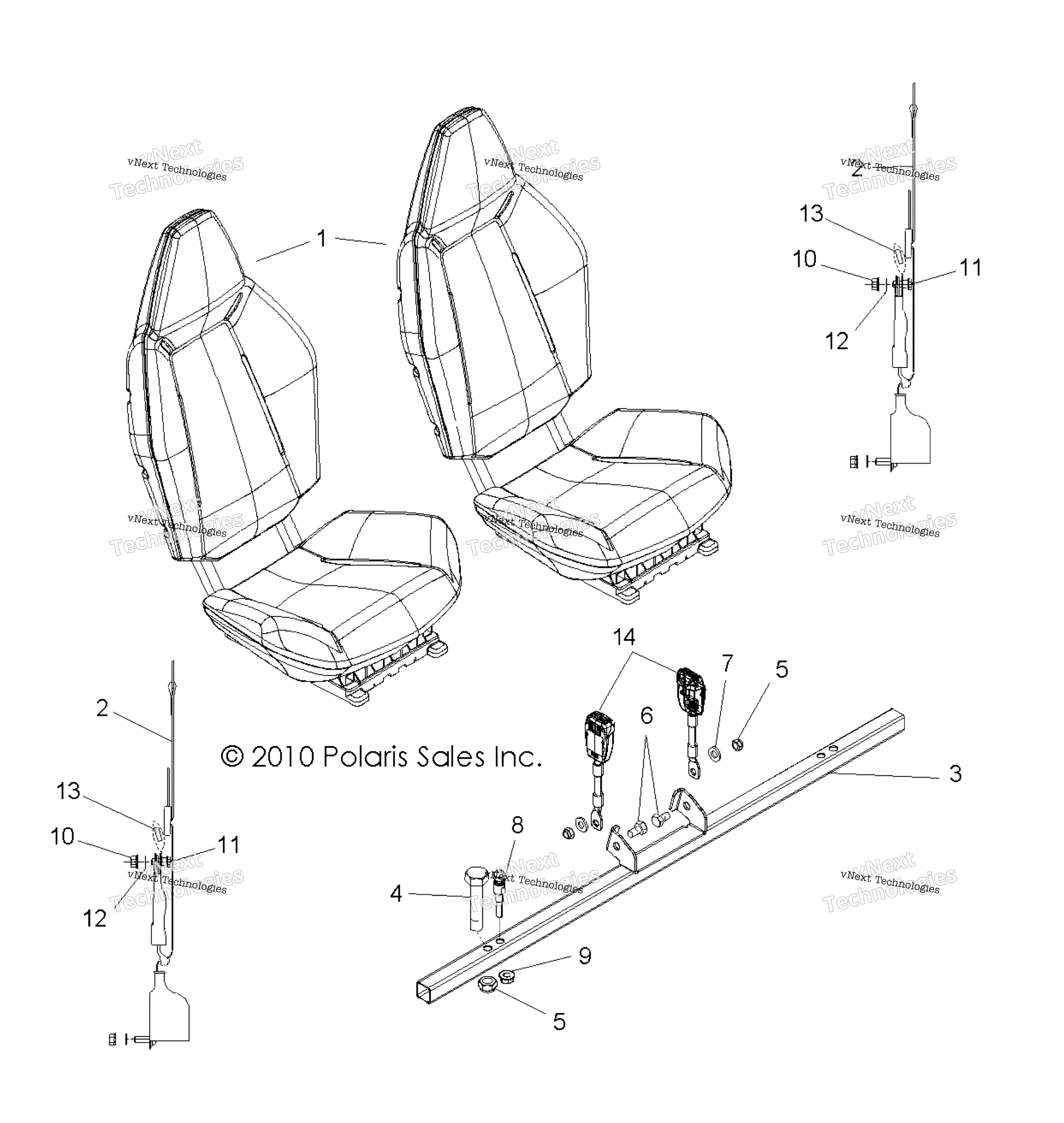 Кузов, сиденье Mounting & Belts