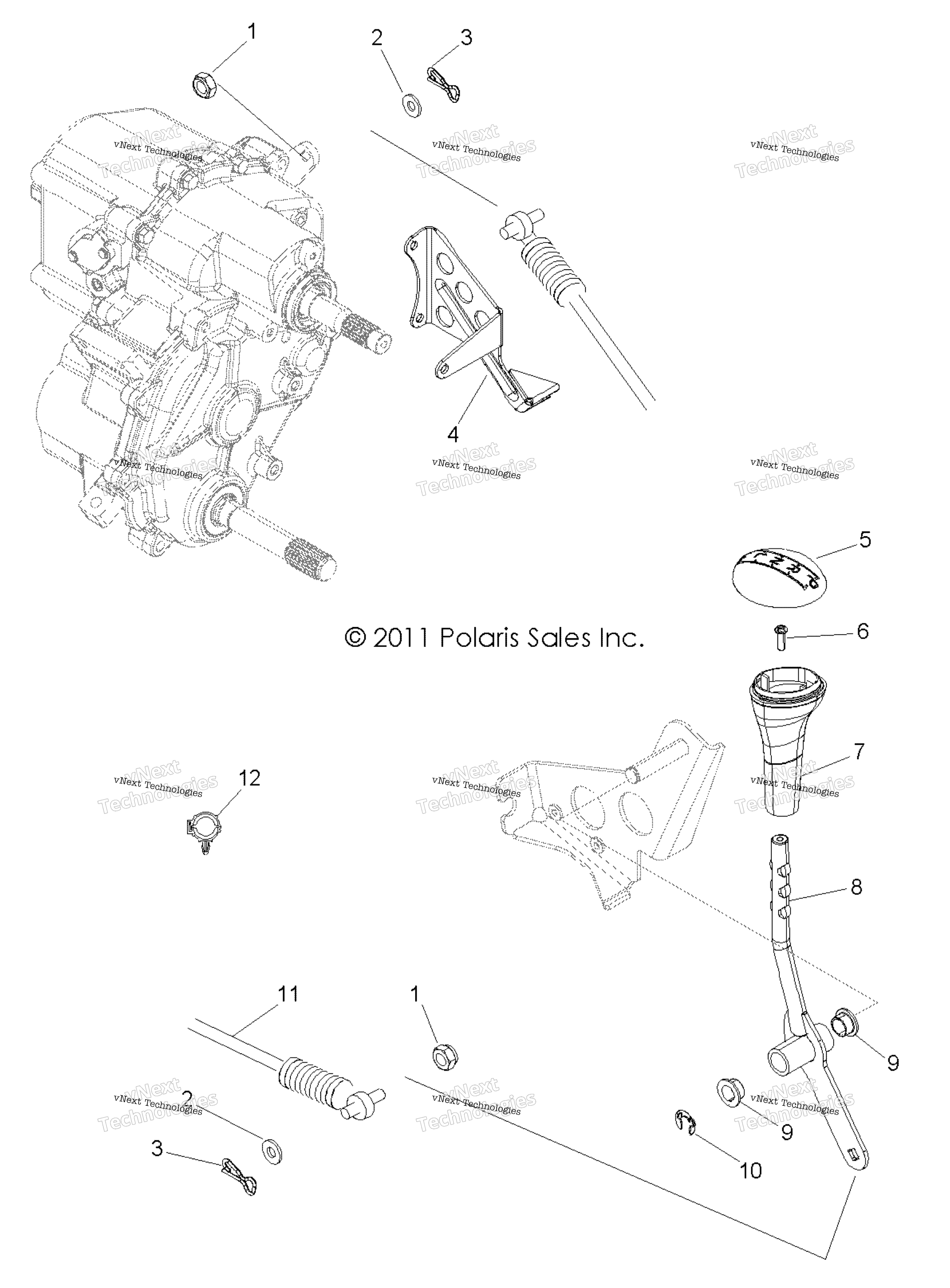 Привод Train, Gear Selector
