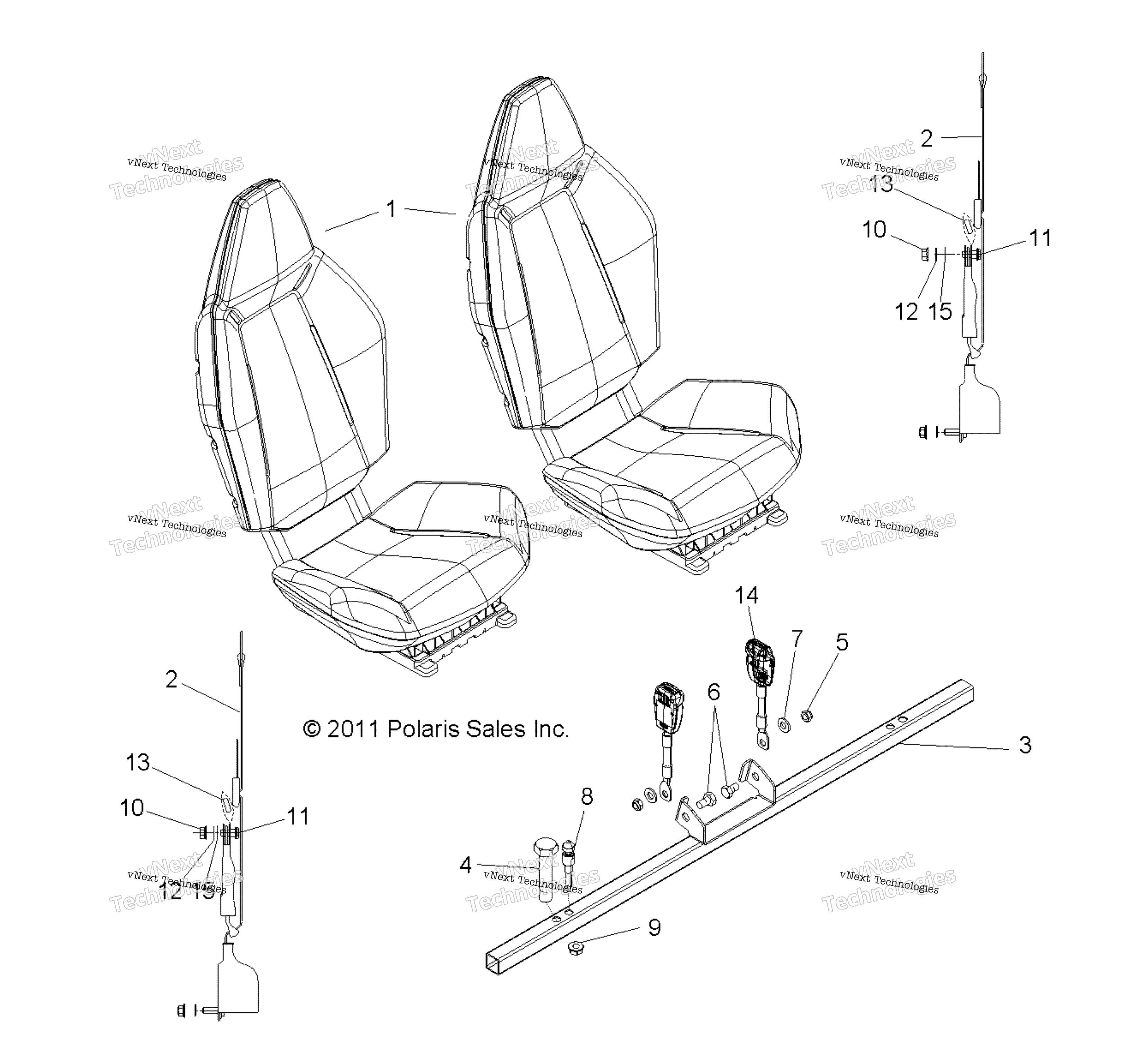 Кузов, сиденье Mounting & Belts