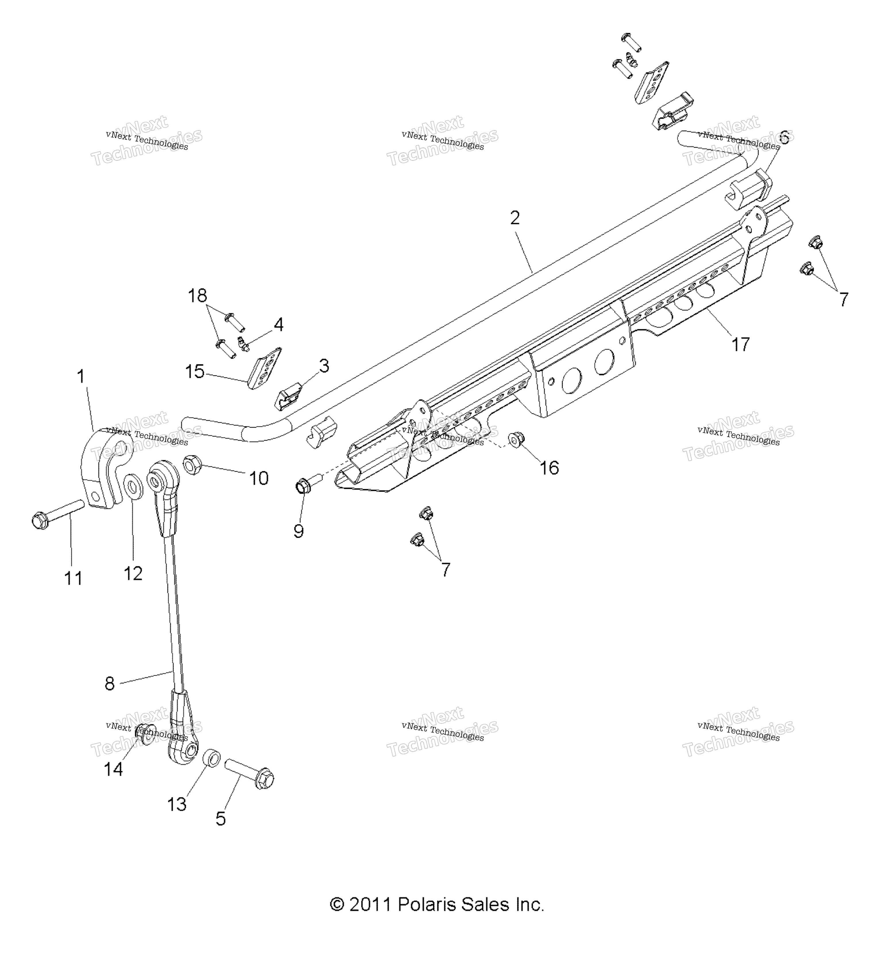Suspension, Stabilizer Bar, передний