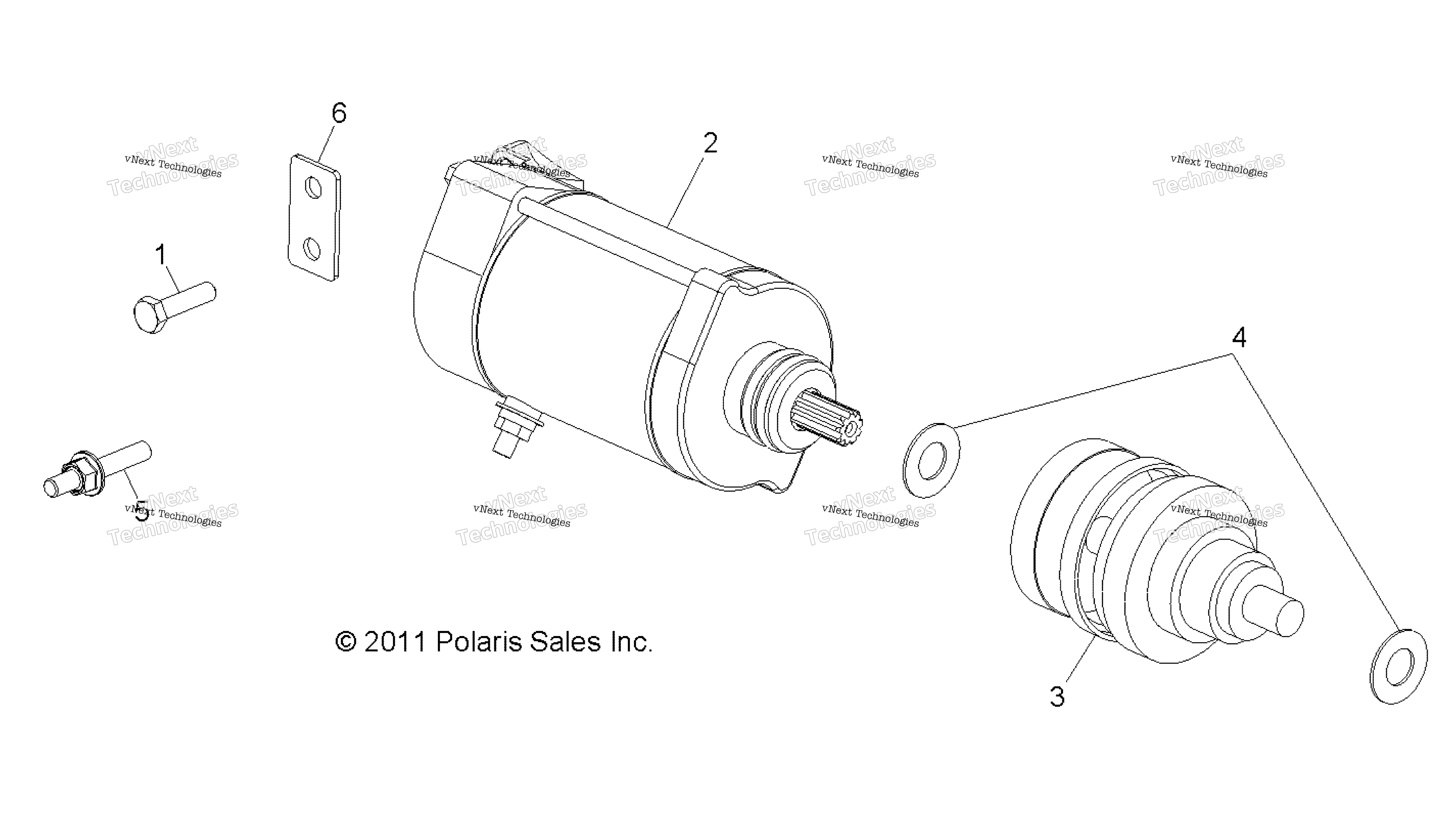 Engine, Starting Motor All опции