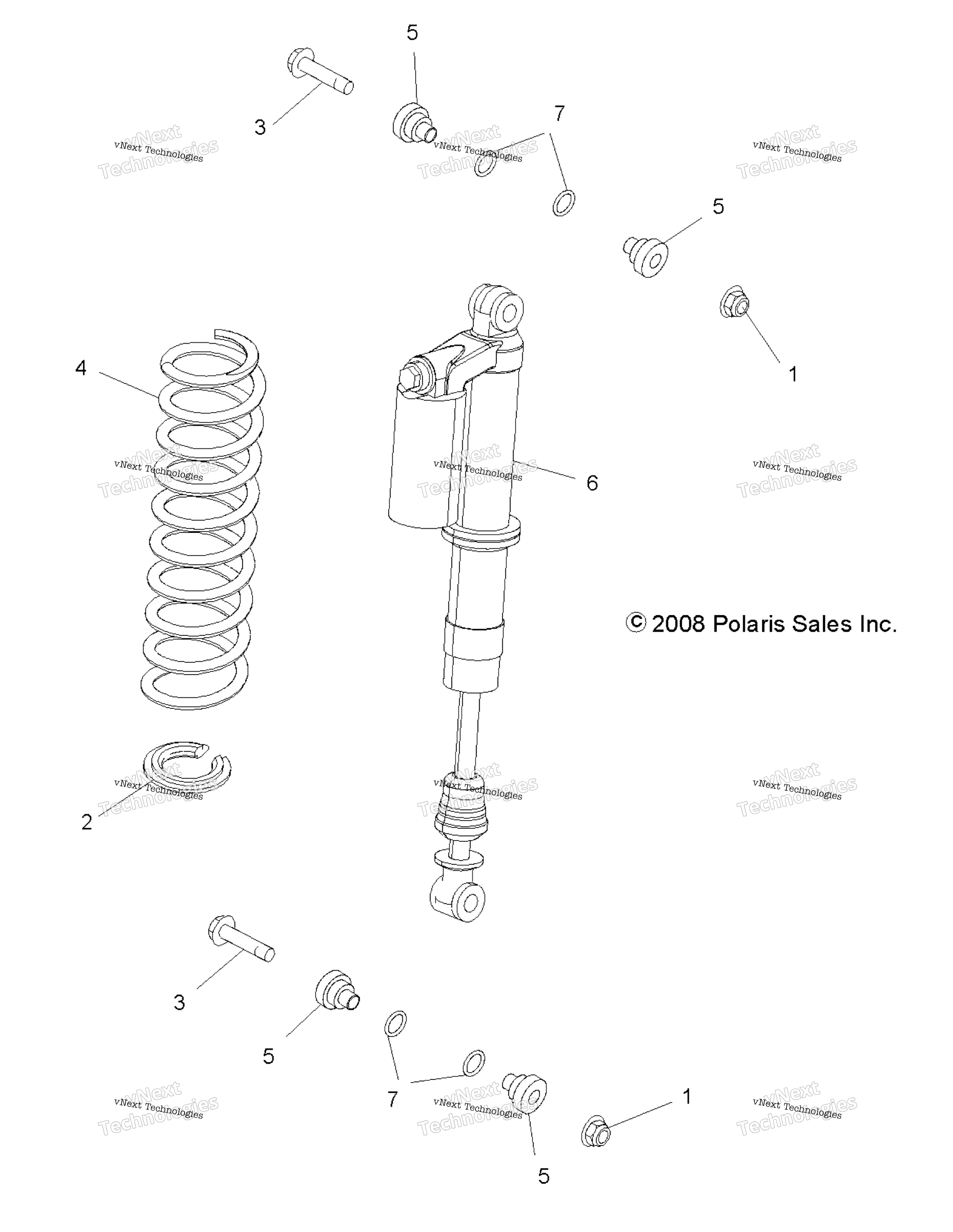 Подвеска, задний амортизатор Mounting R12ve76ab/Ae/Aj/Ao