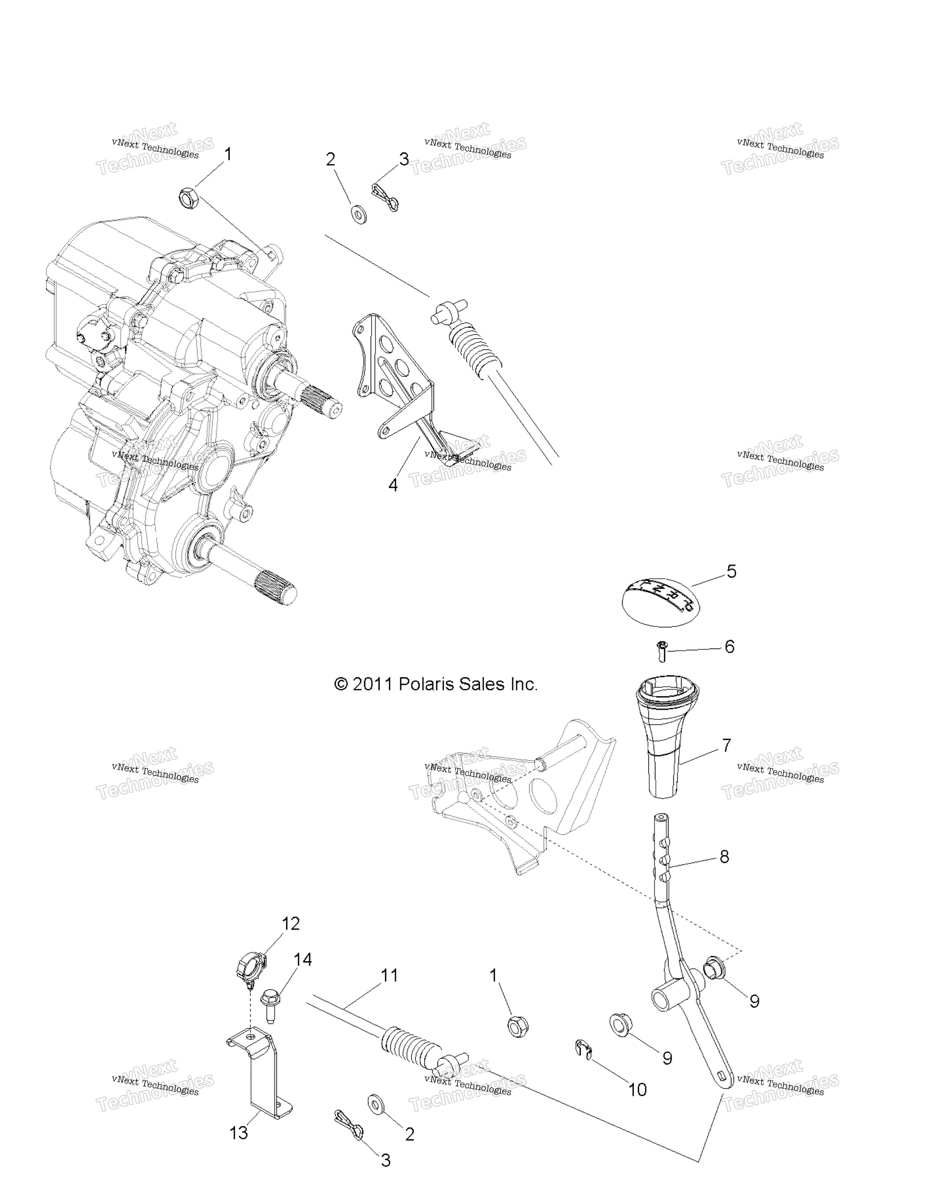 Привод Train, Gear Selector