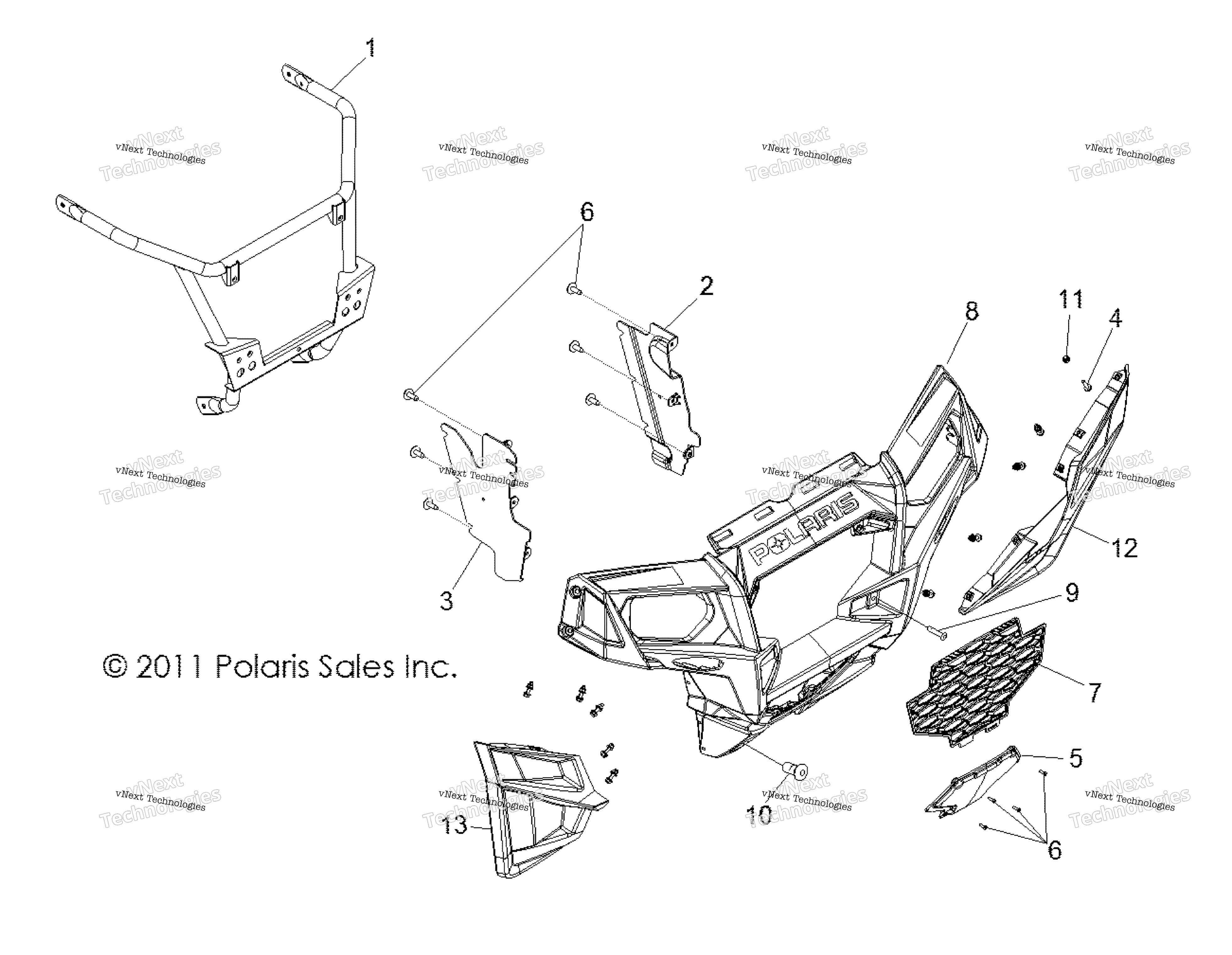 Body, передний Bumper
