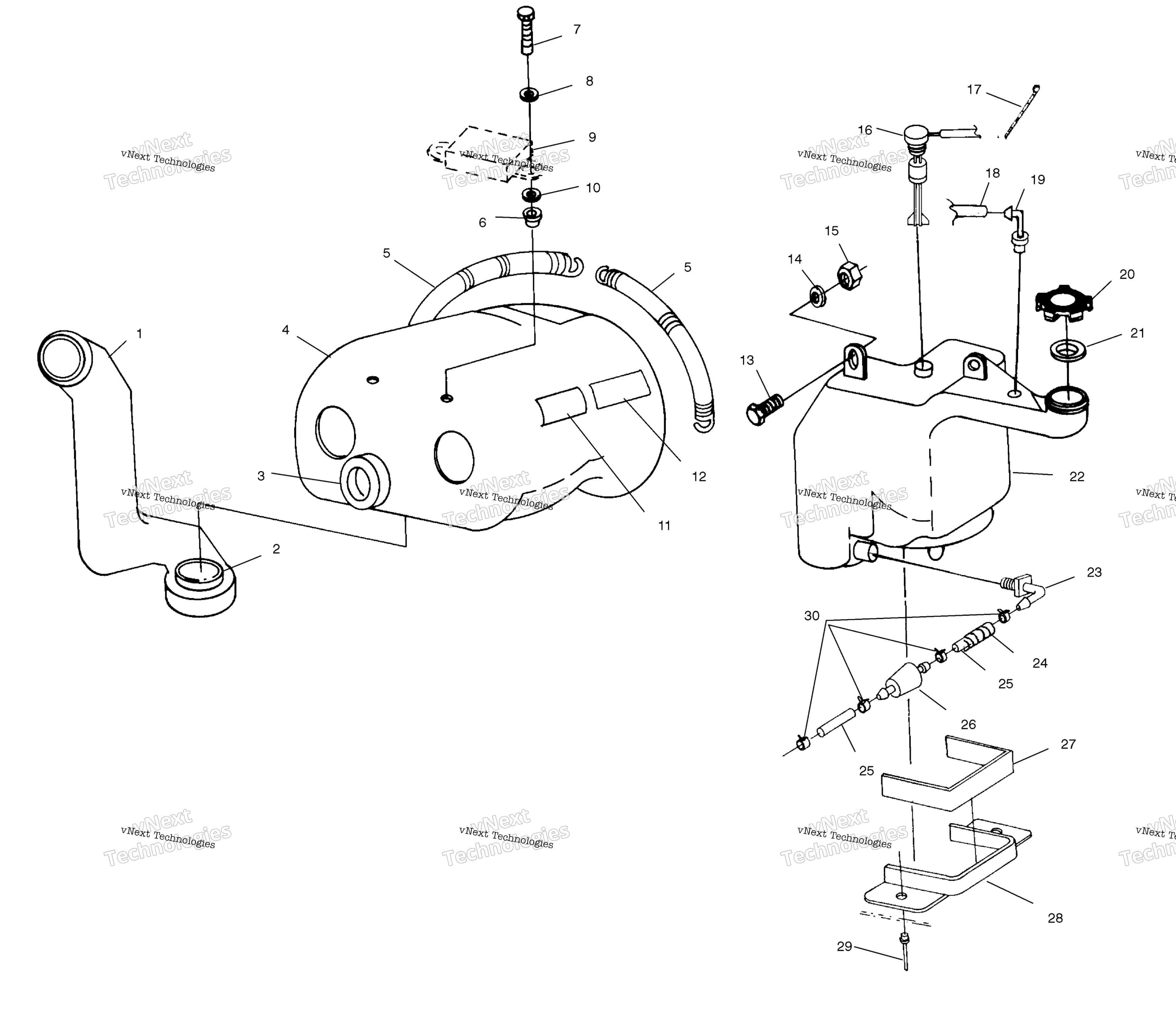 масляный Tank / Air Box