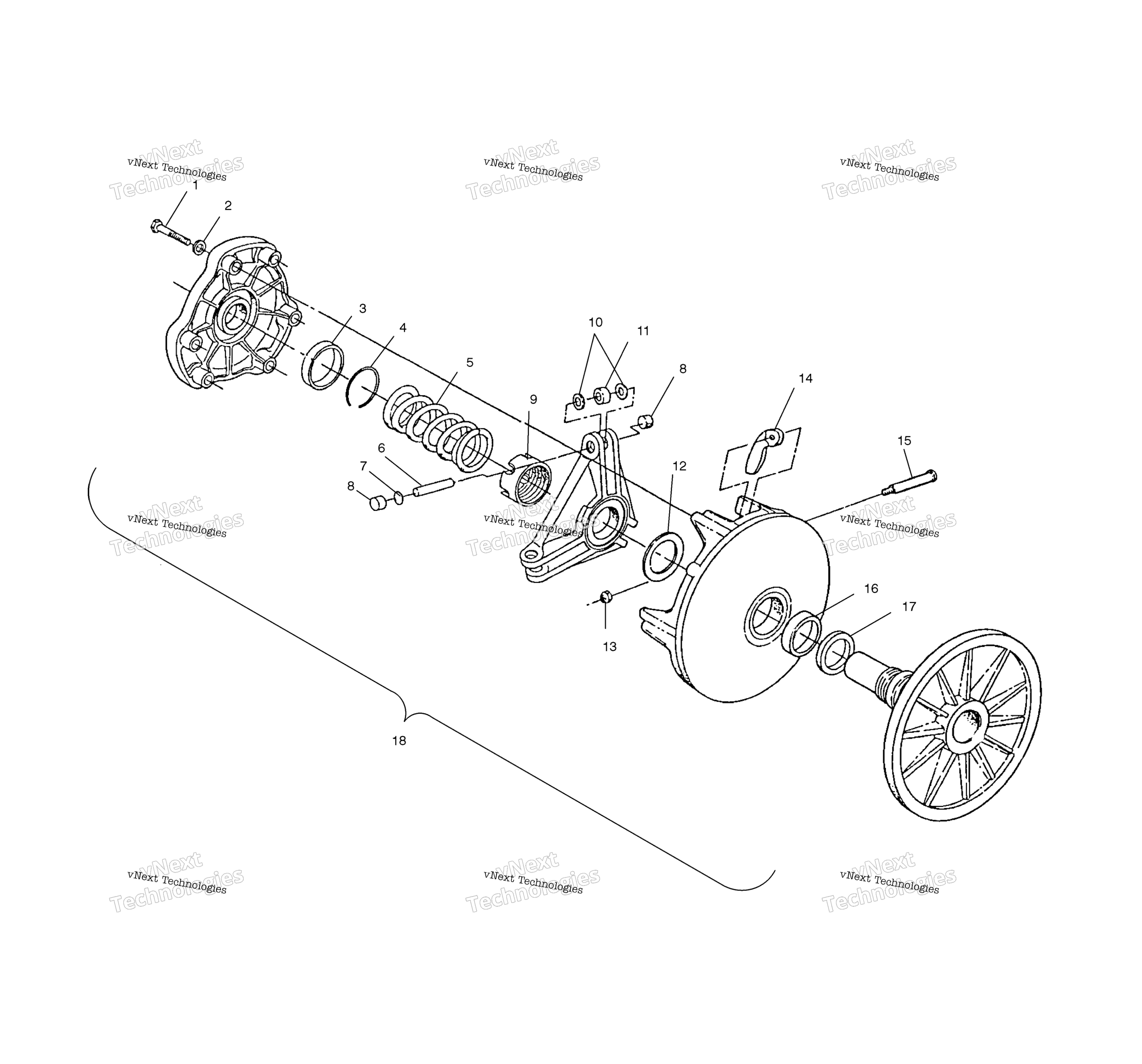Привод Clutch