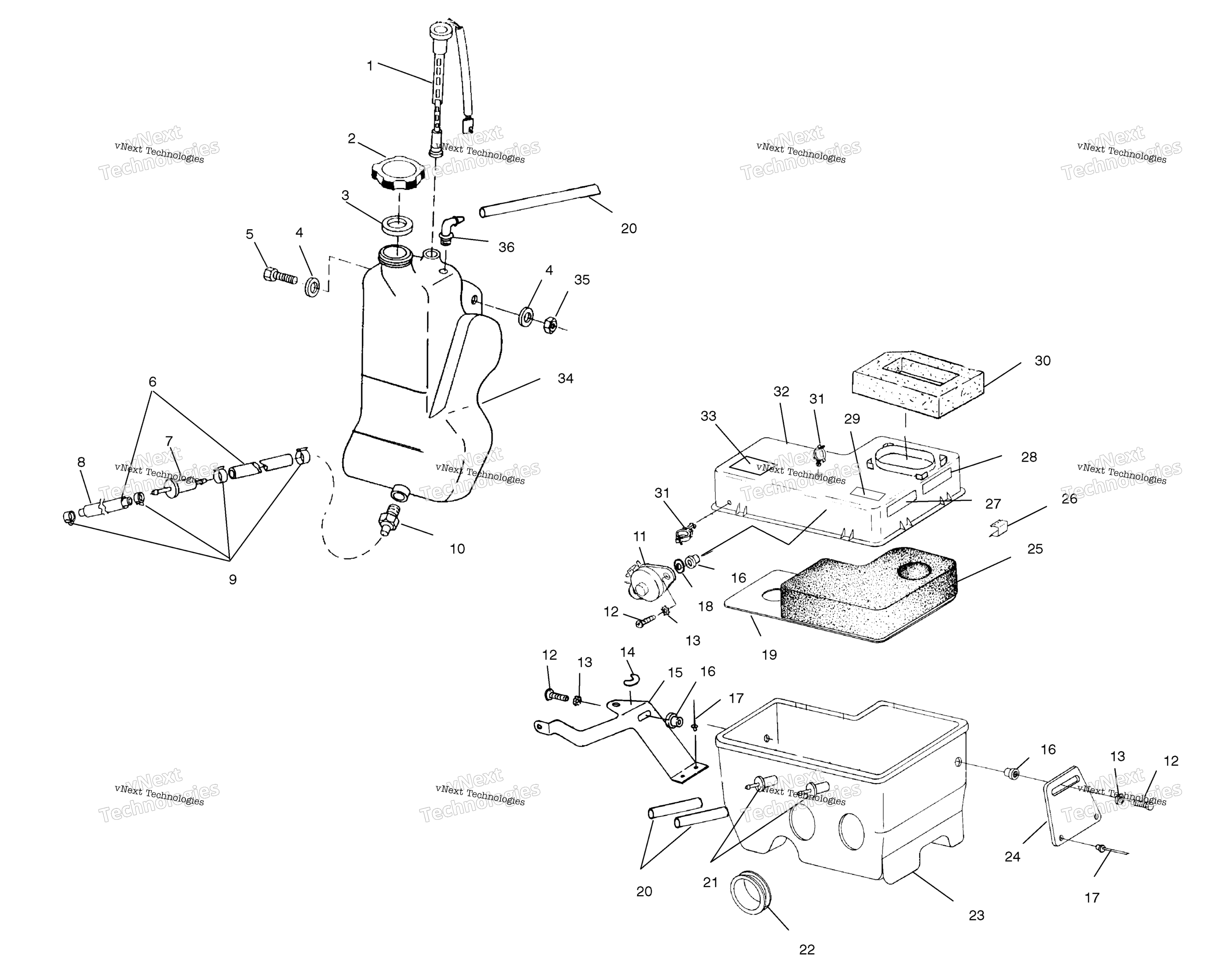 масляный Tank / Air Box