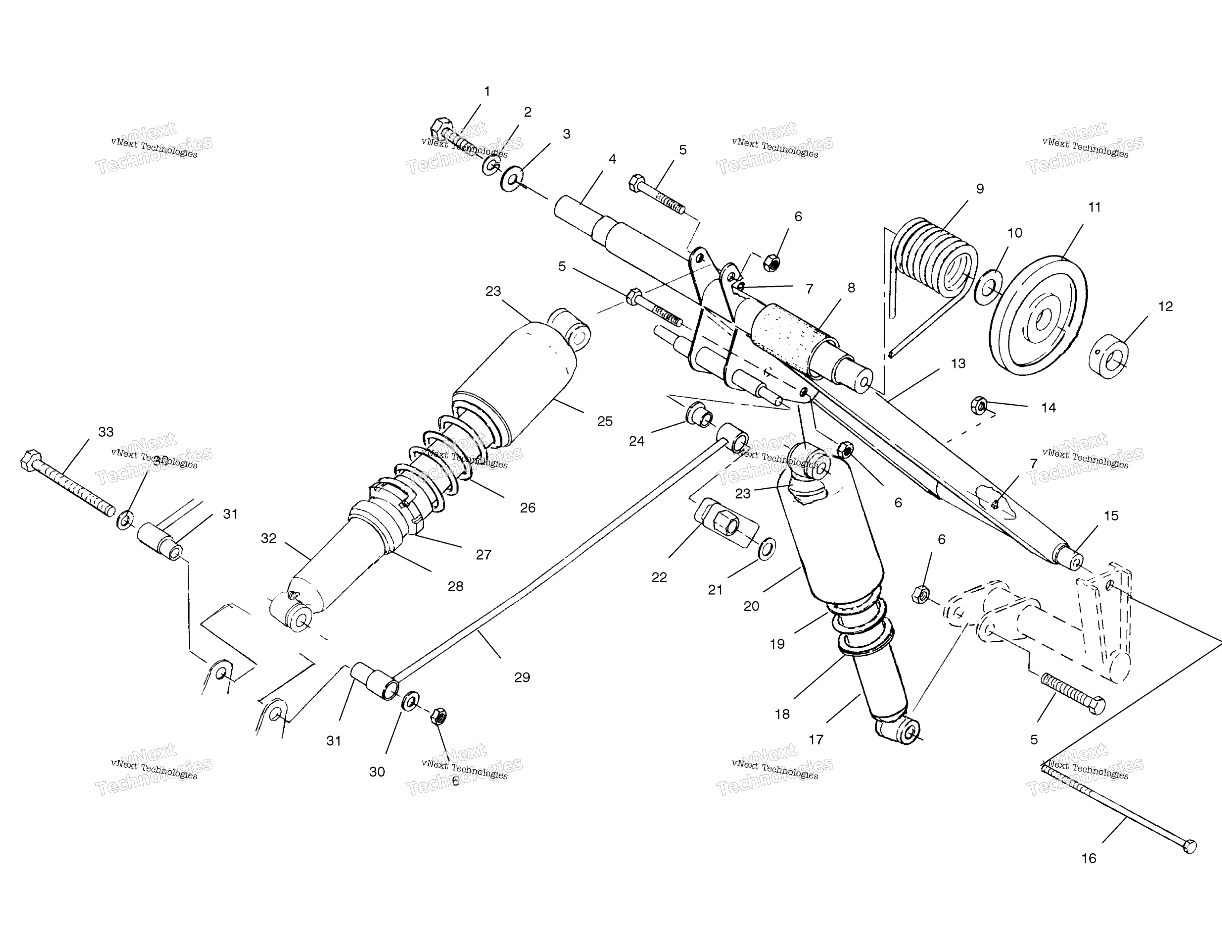 задний Torque Arm