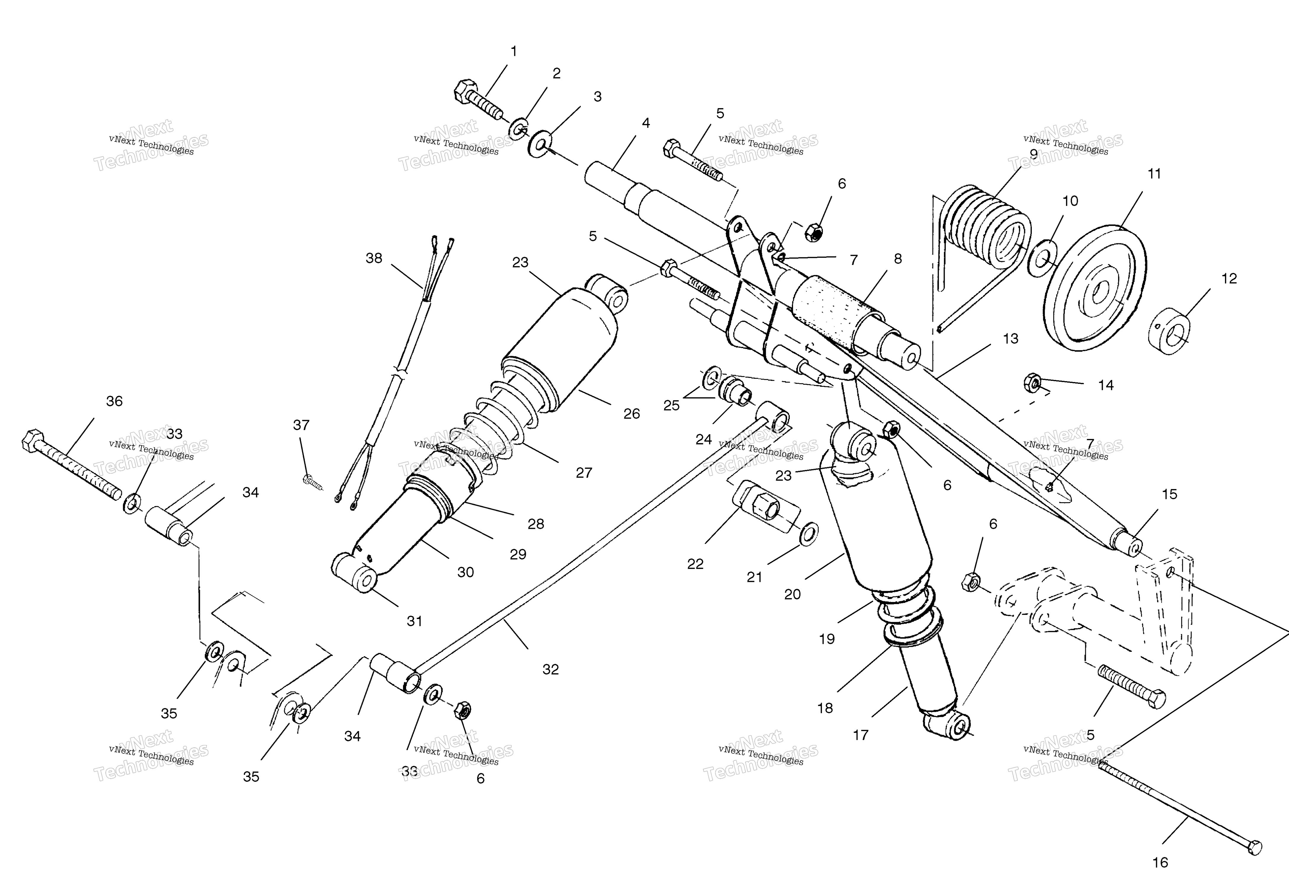 задний Torque Arm
