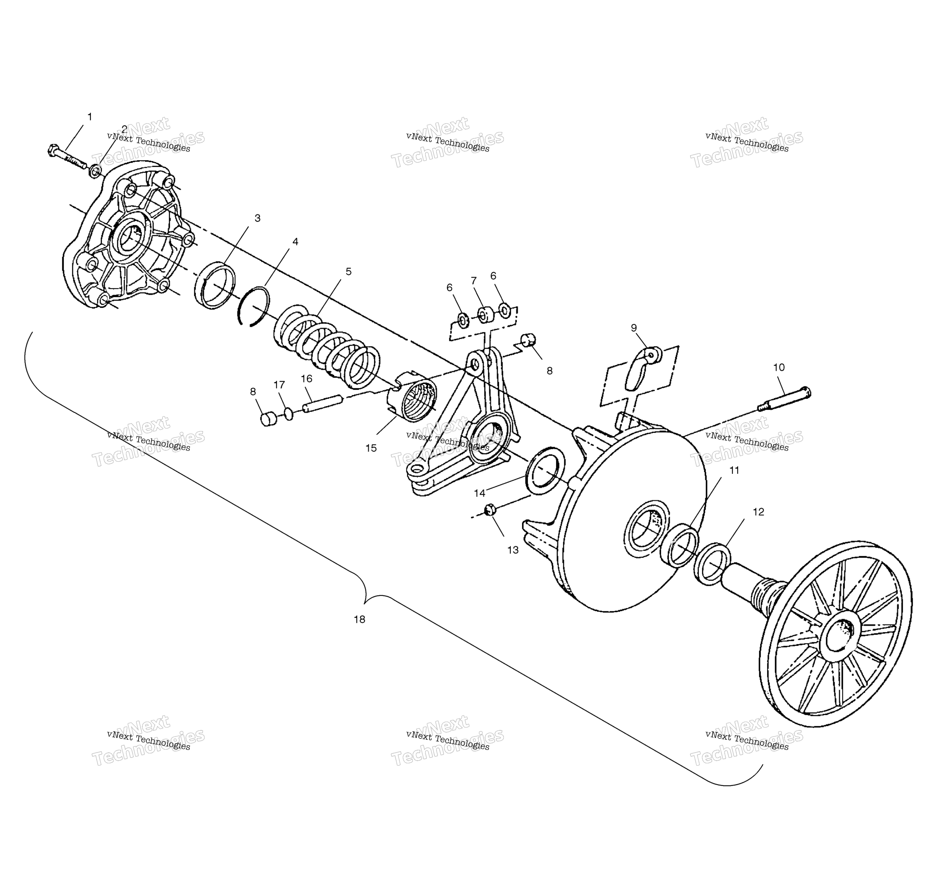 Привод Clutch A