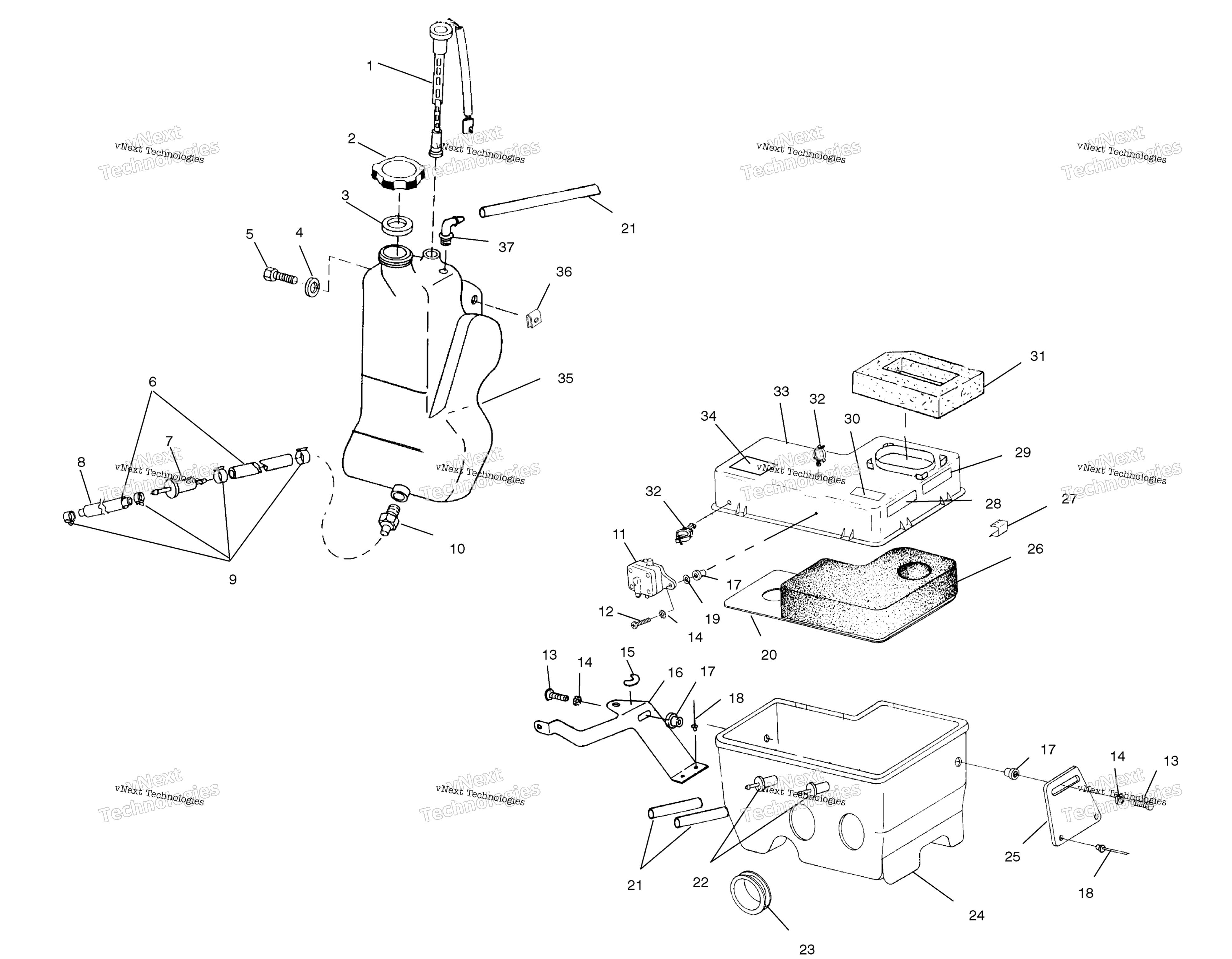 масляный Tank / Air Box