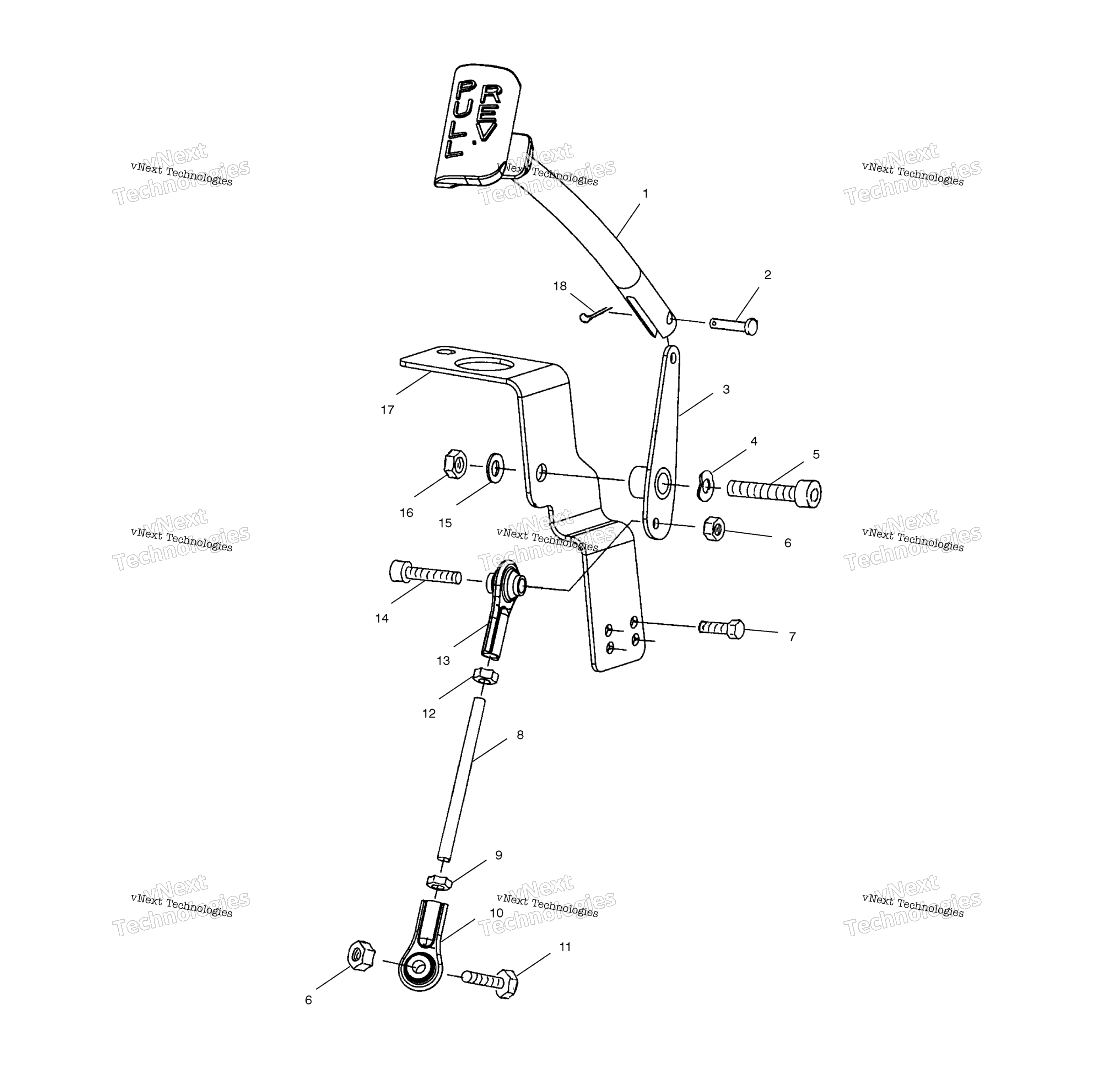 Задняя передача Linkage