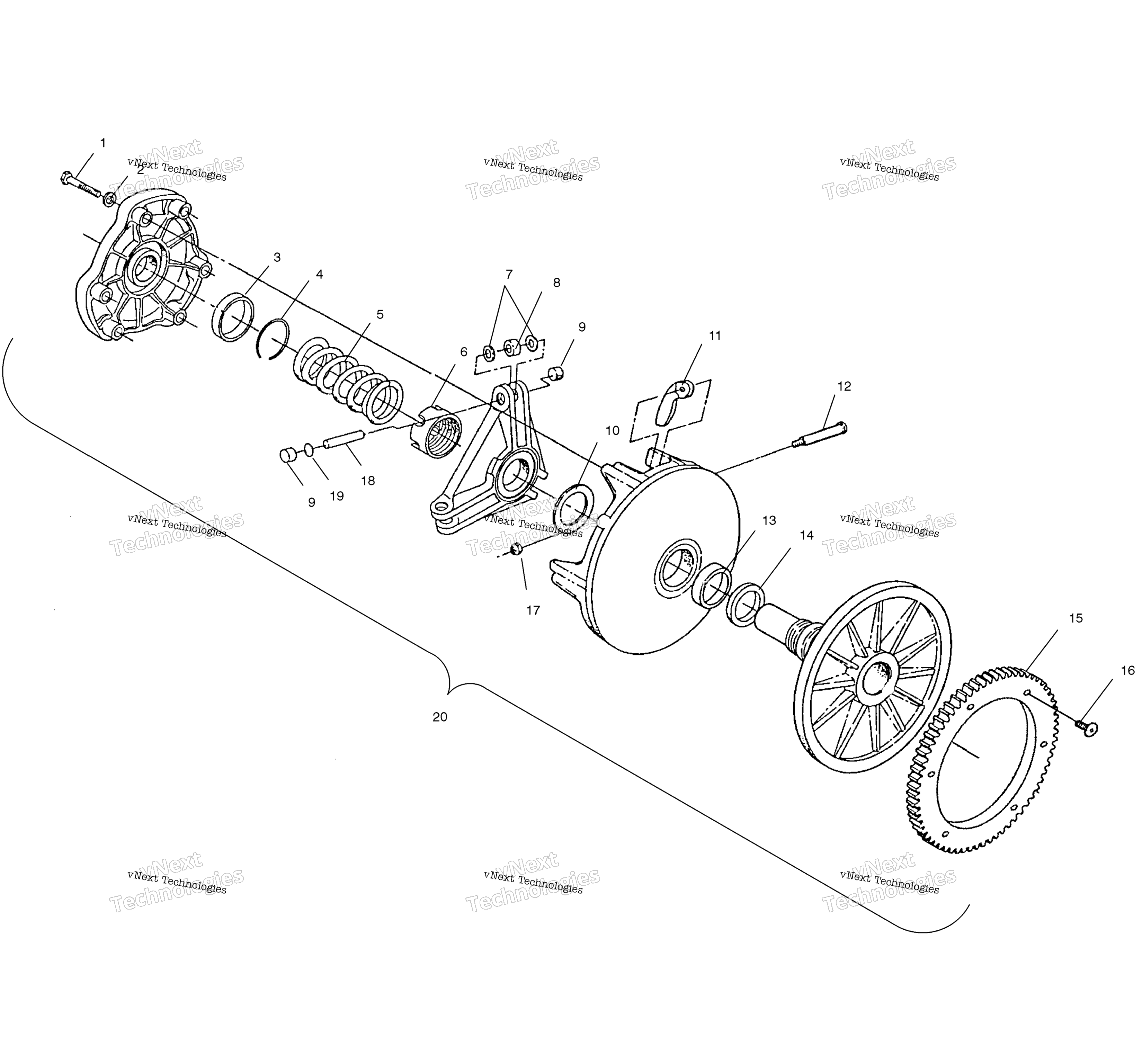 Привод Clutch