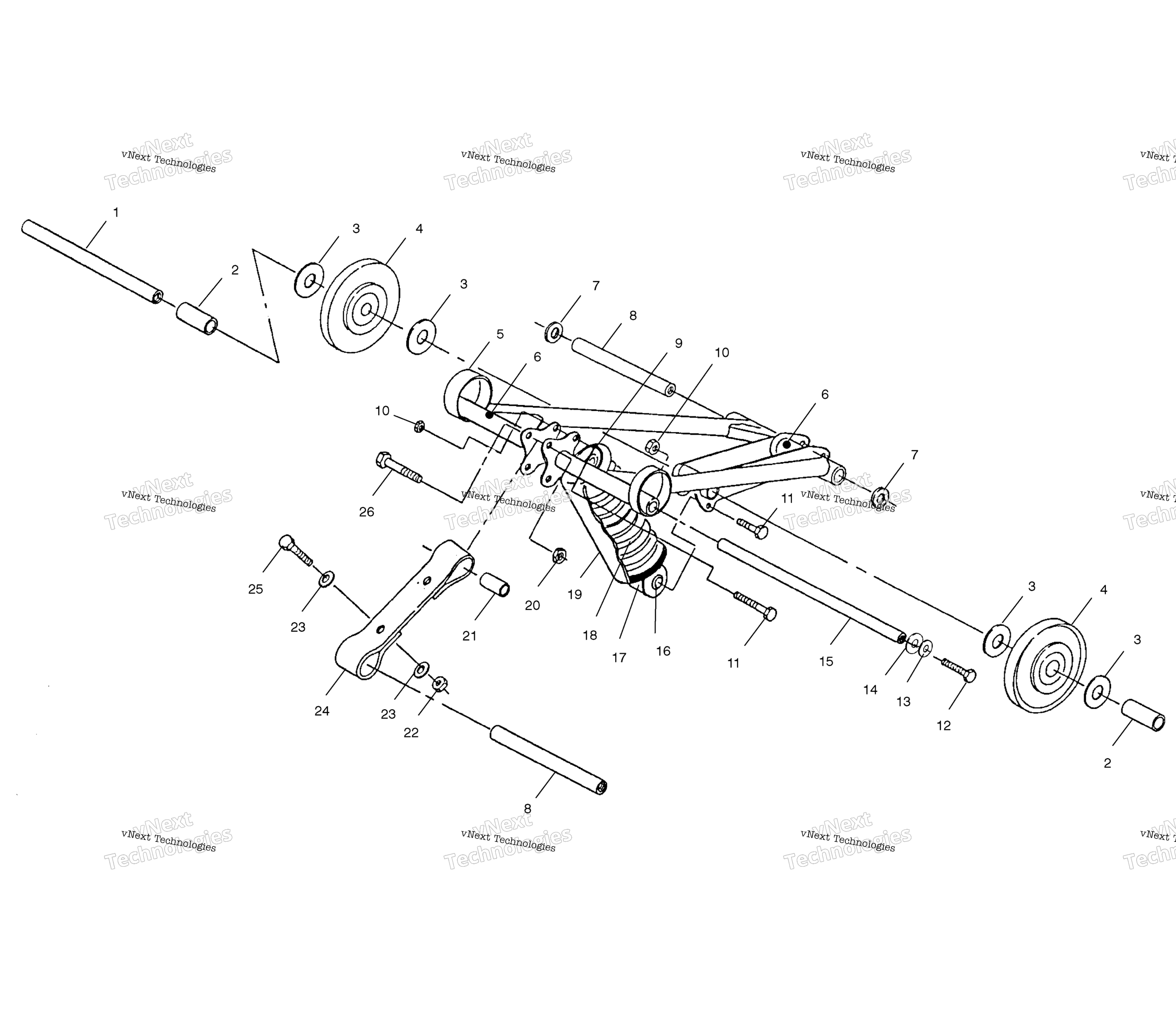 Передняя часть Torque Arm