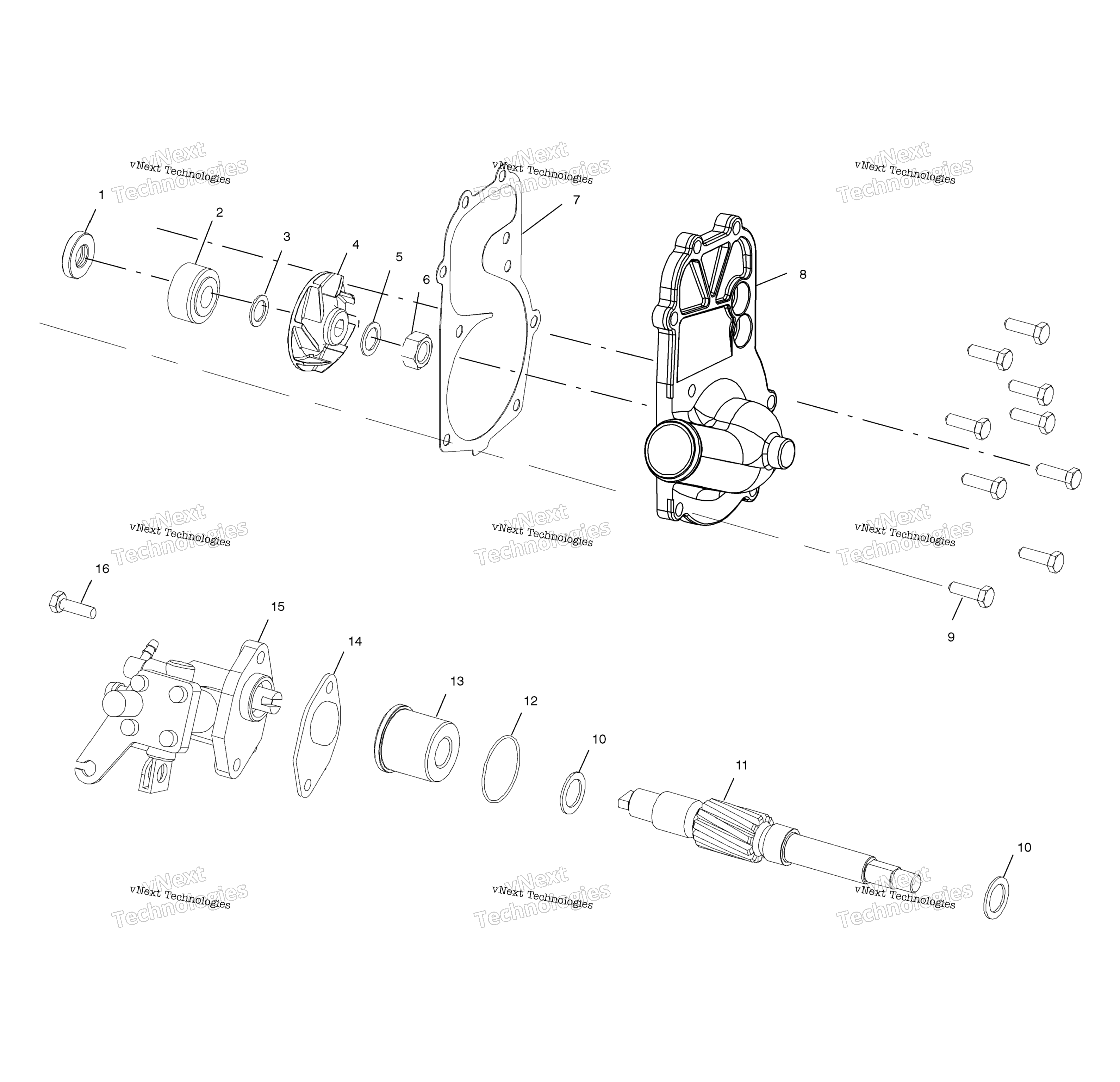Система охлаждения Pump / Oil Pump