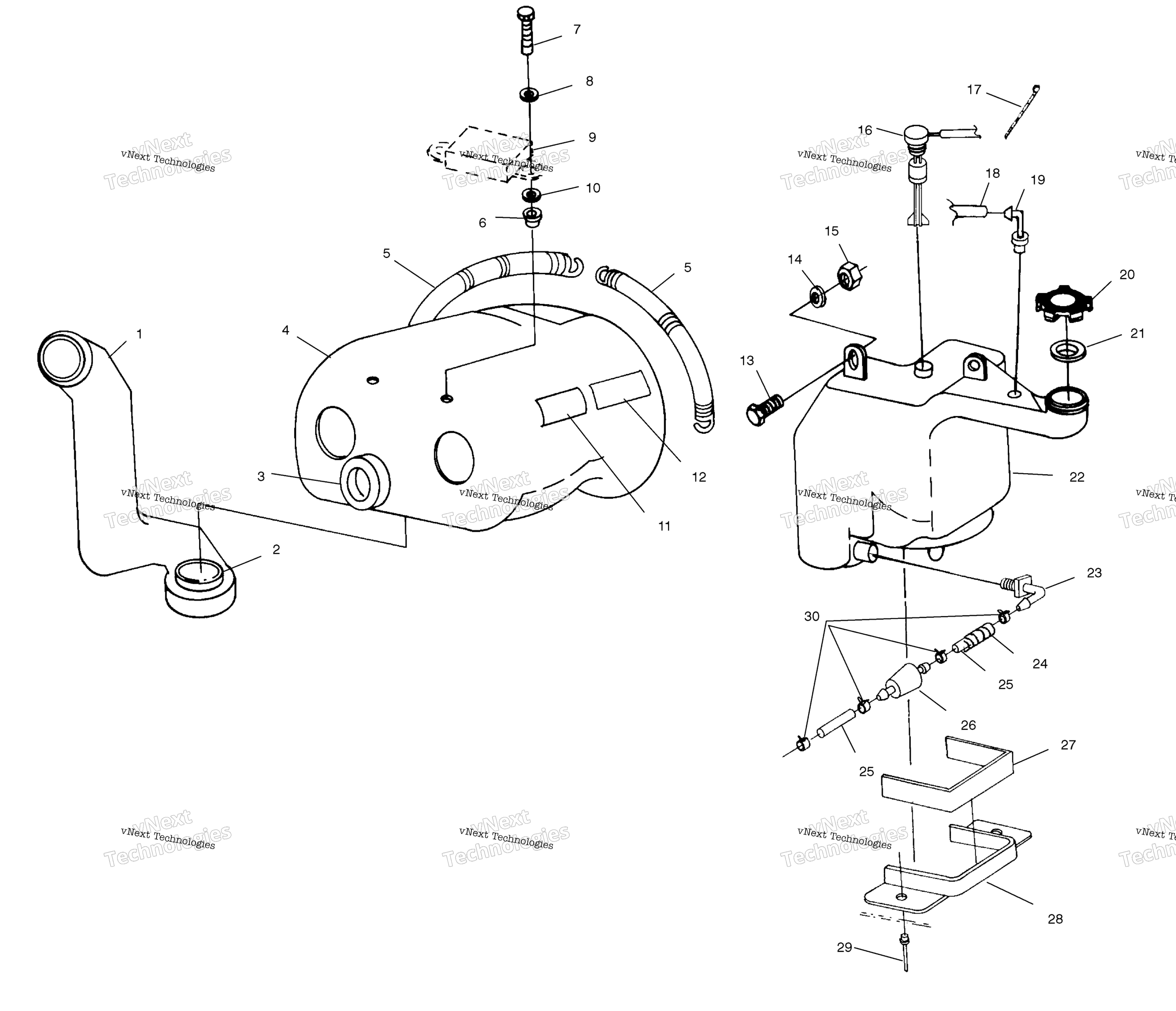 масляный Tank / Air Box