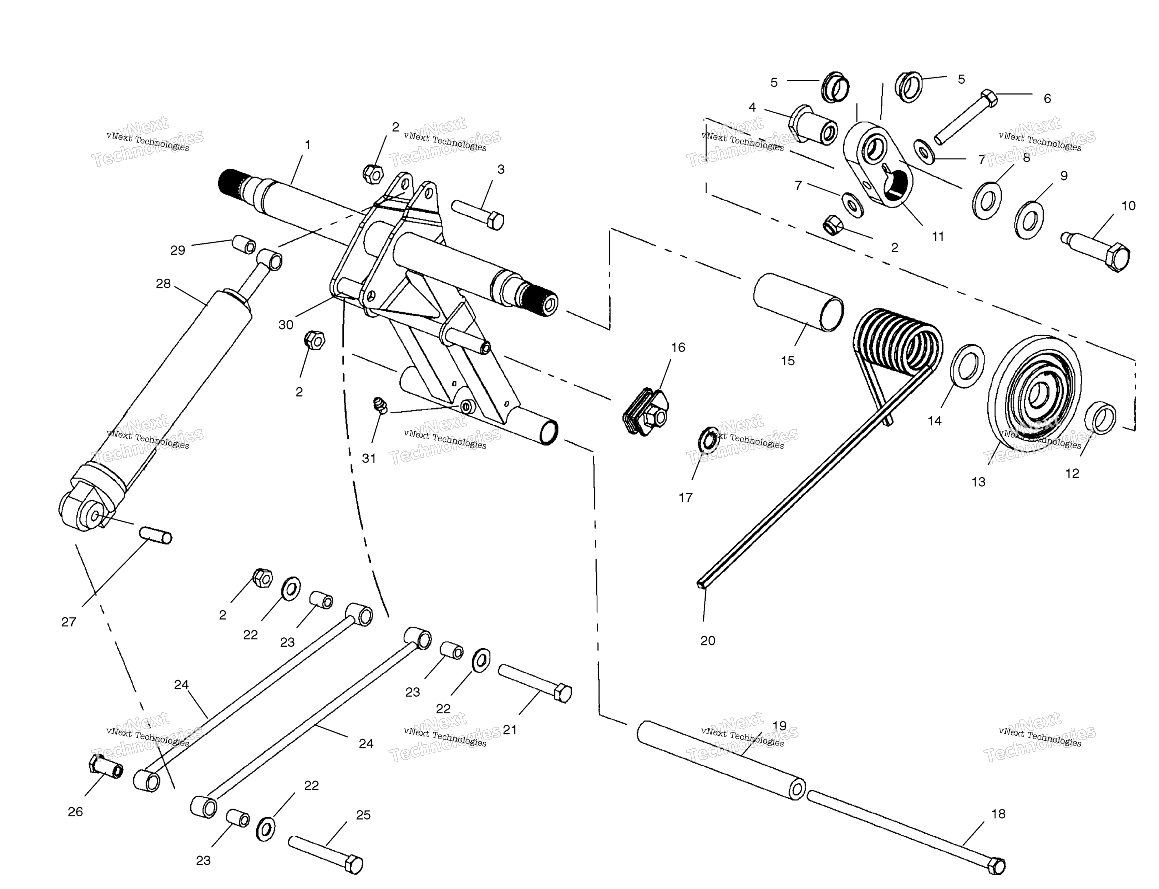 задний Torque Arm