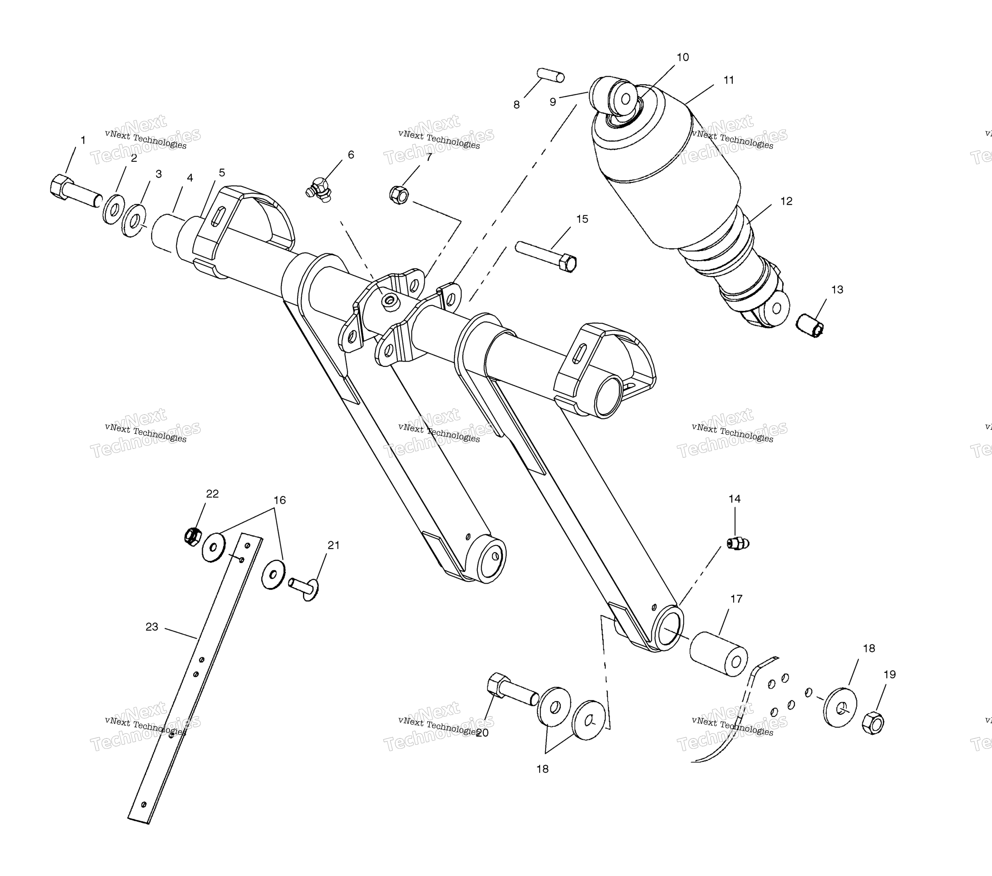 Передняя часть Torque Arm S01np6es