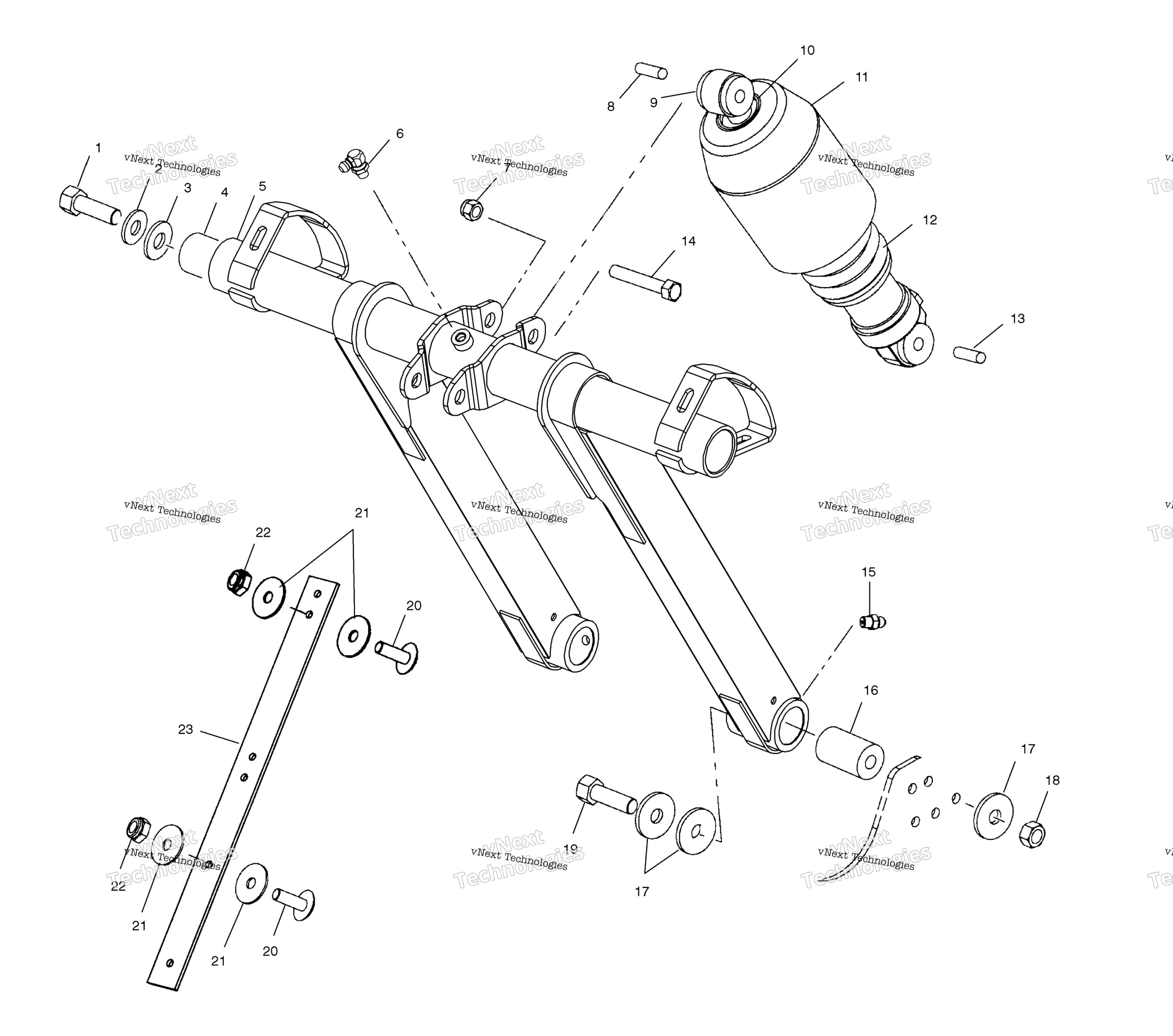Передняя часть Torque Arm S01np8bs