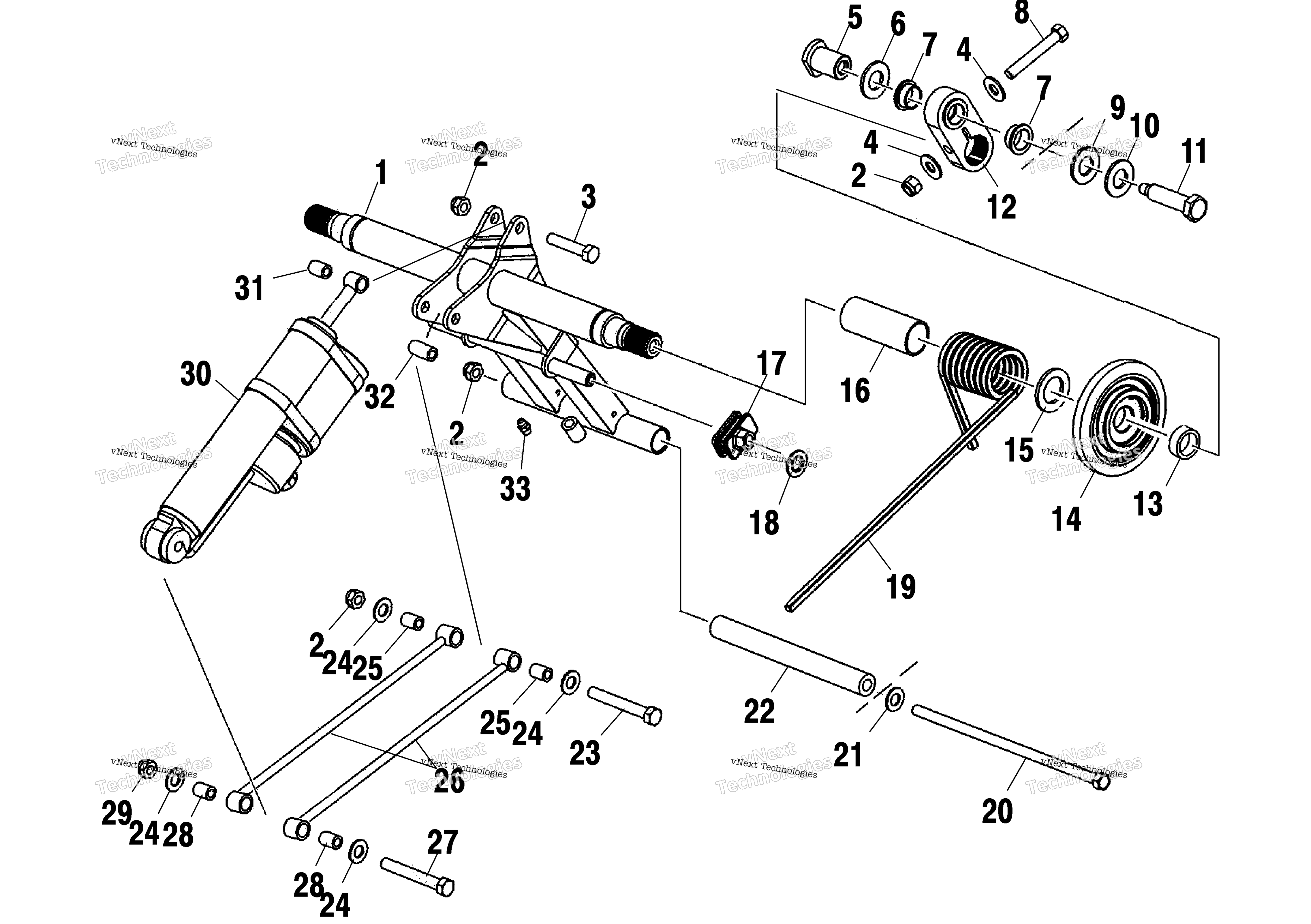 задний Torque Arm