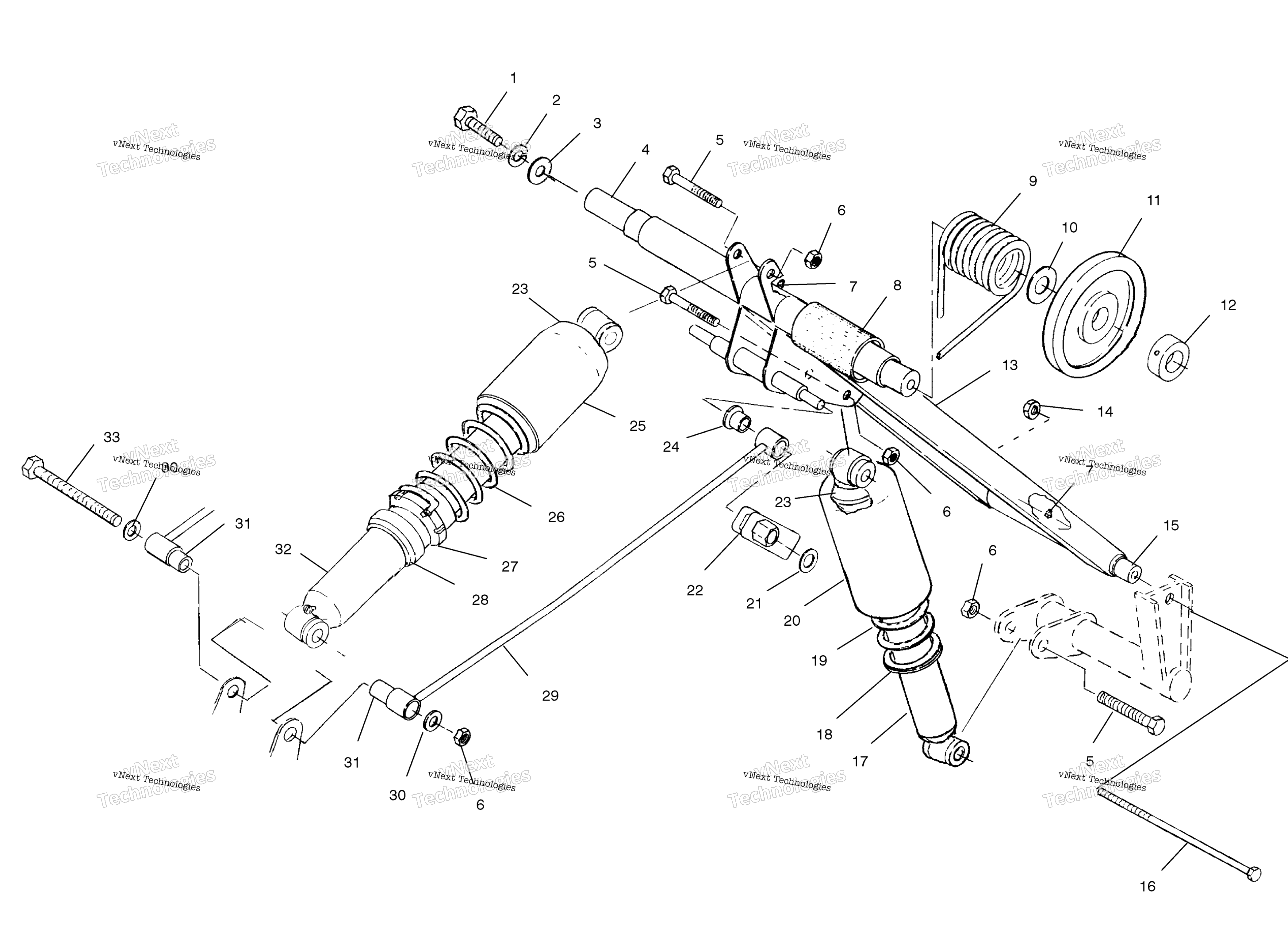 задний Torque Arm
