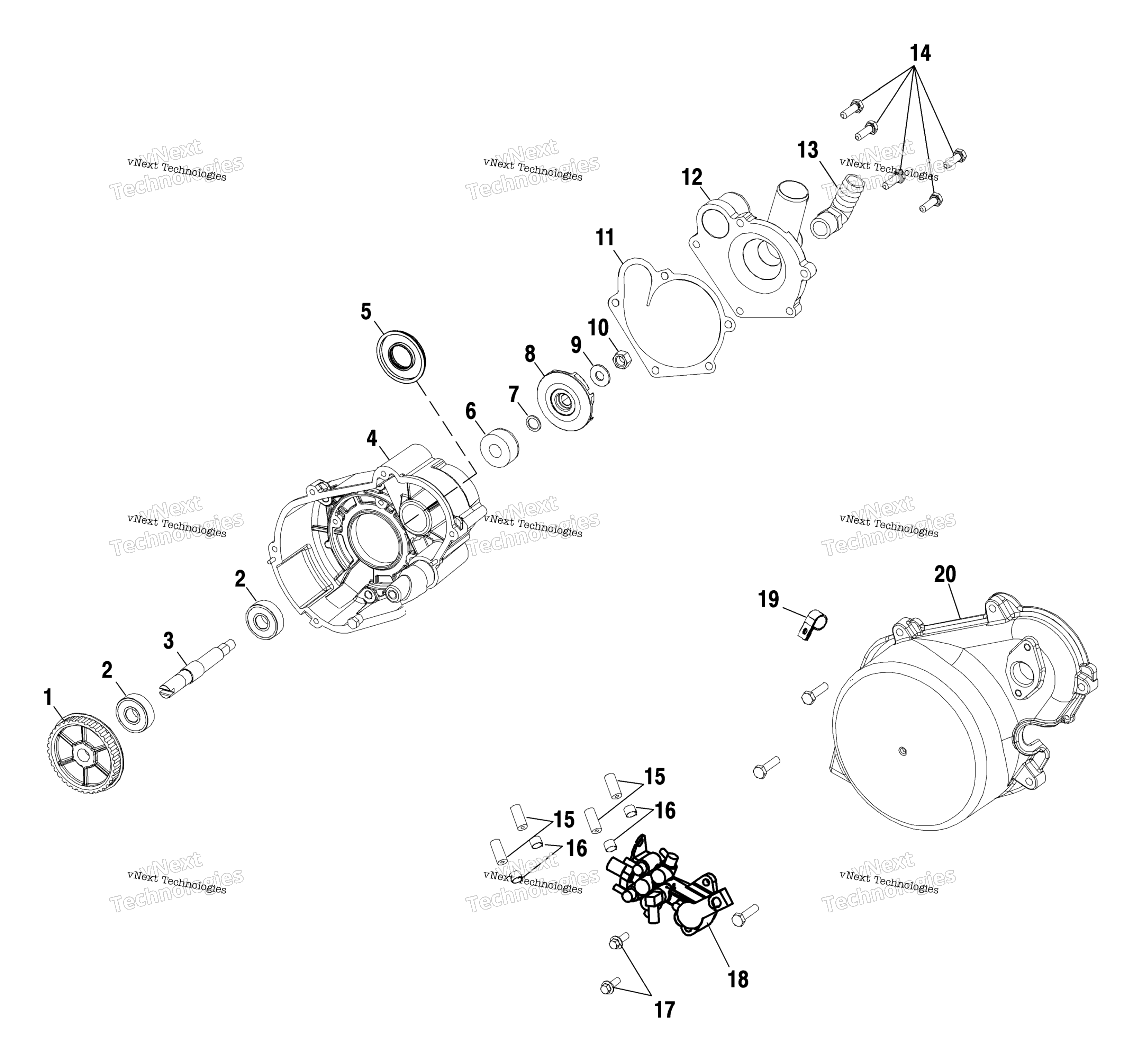 Система охлаждения Pump / Oil Pump