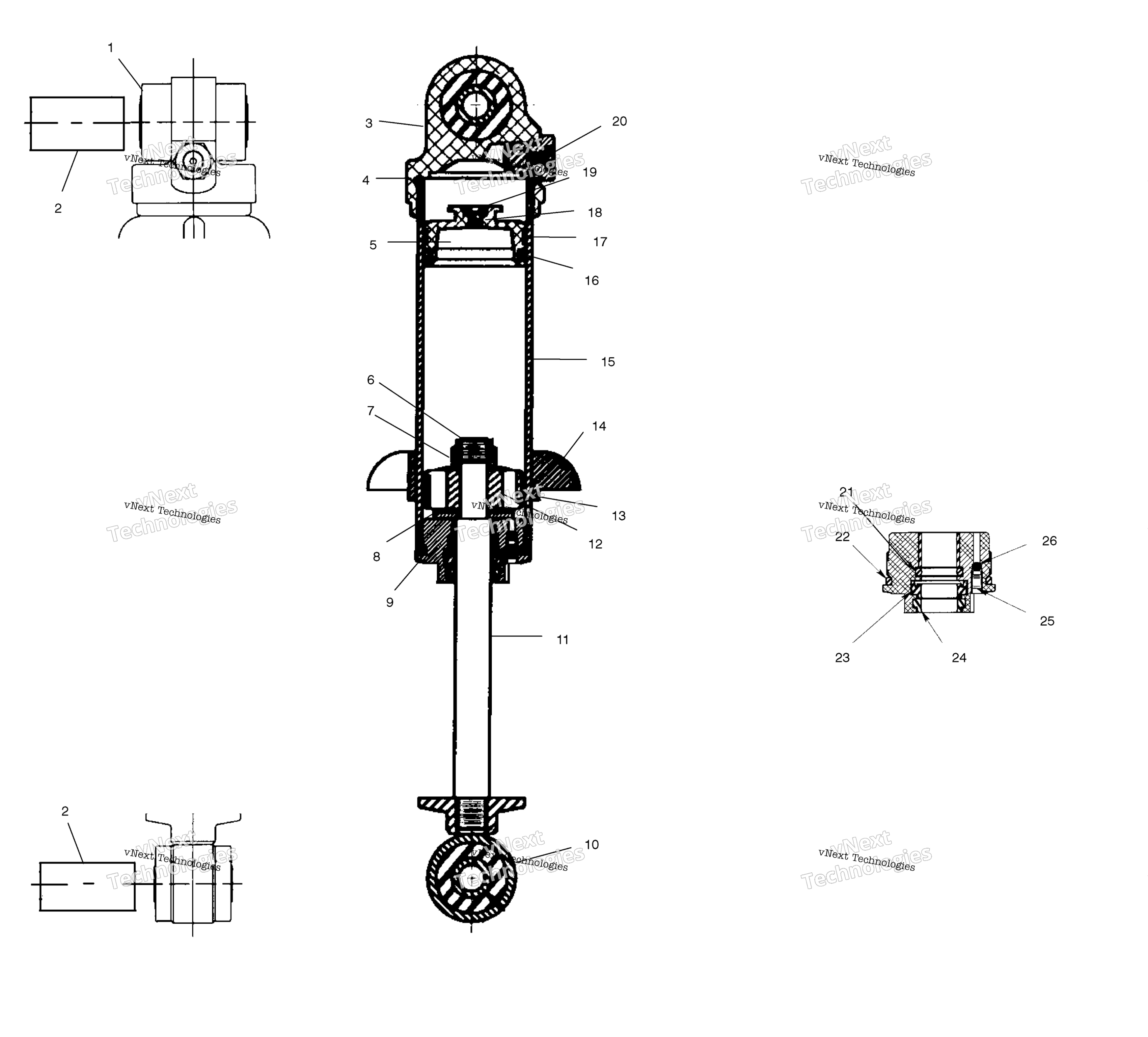 Fox Shock передний Track S01sm8bsc