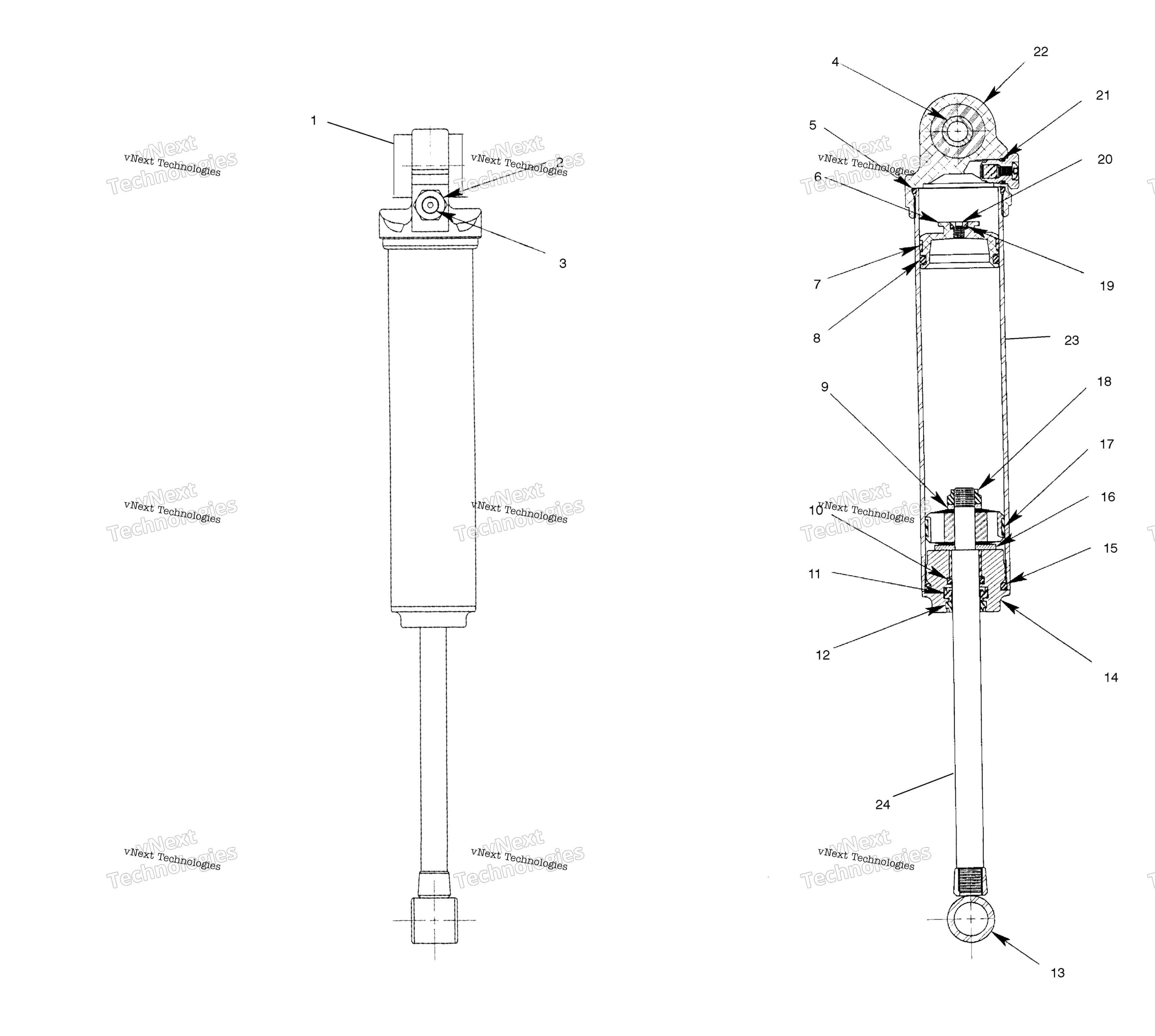Fox Shock Gas, задний Track S01sm8bsc