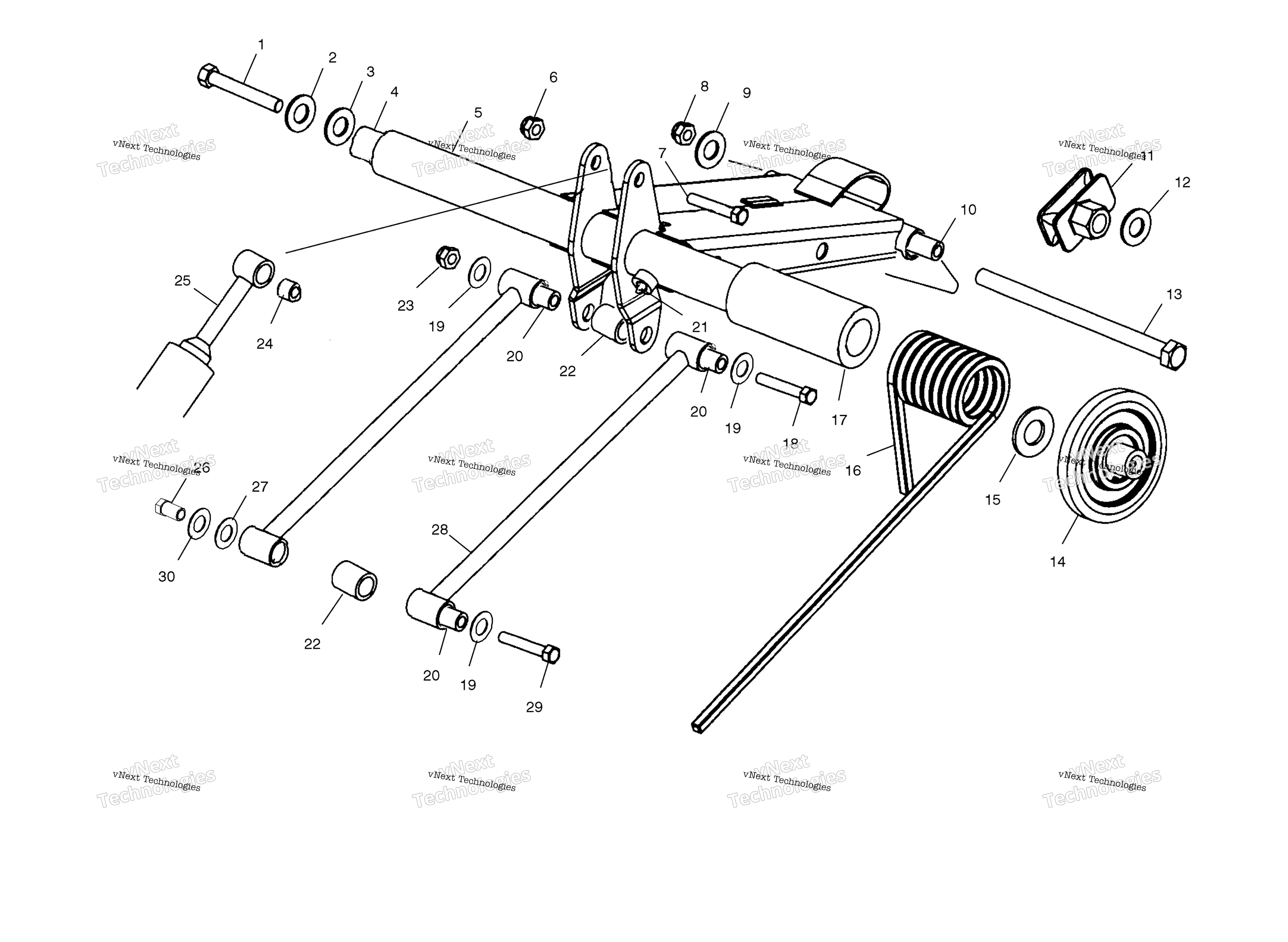 задний Torque Arm