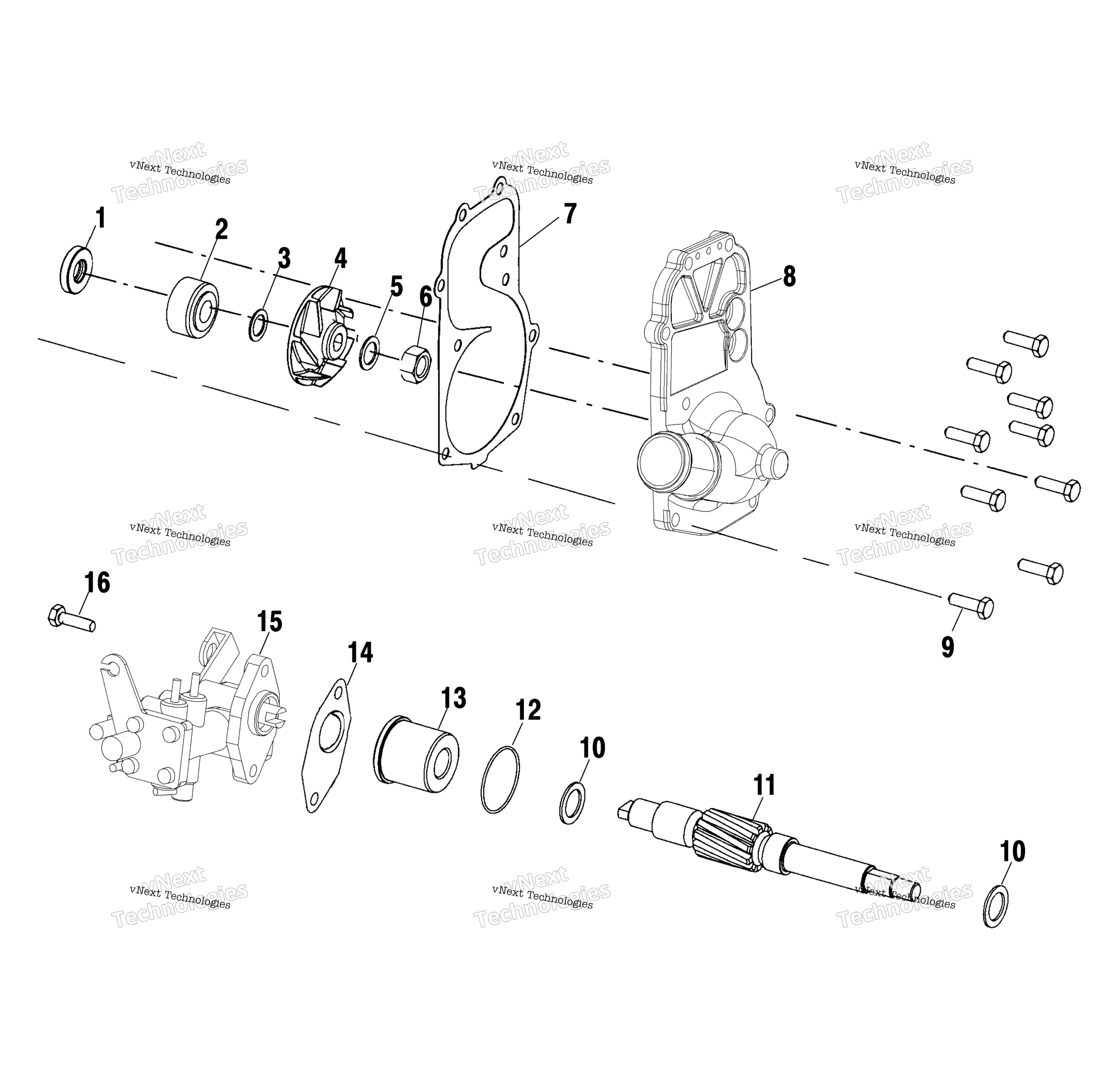 Система охлаждения Pump / Oil Pump