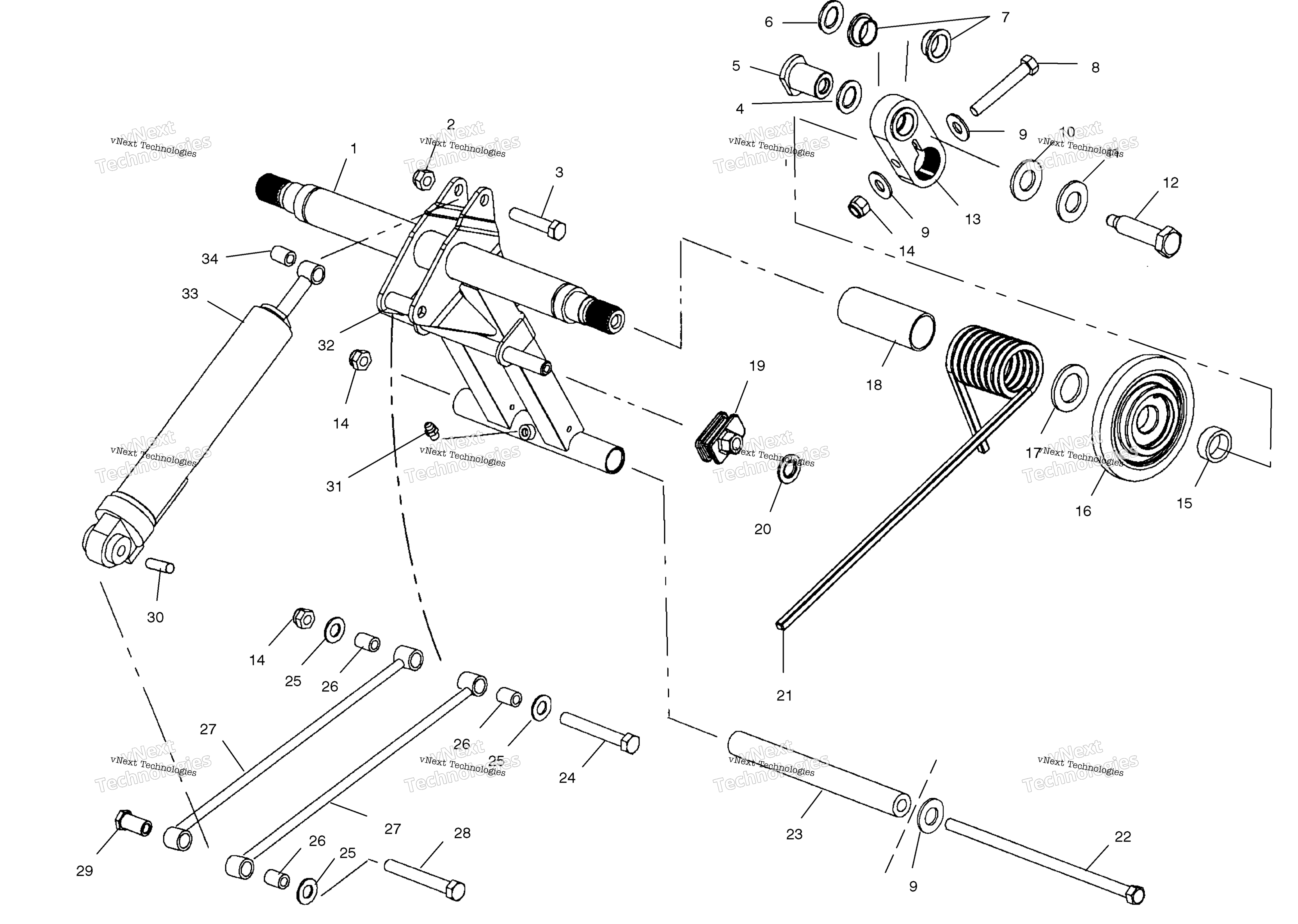 задний Torque Arm