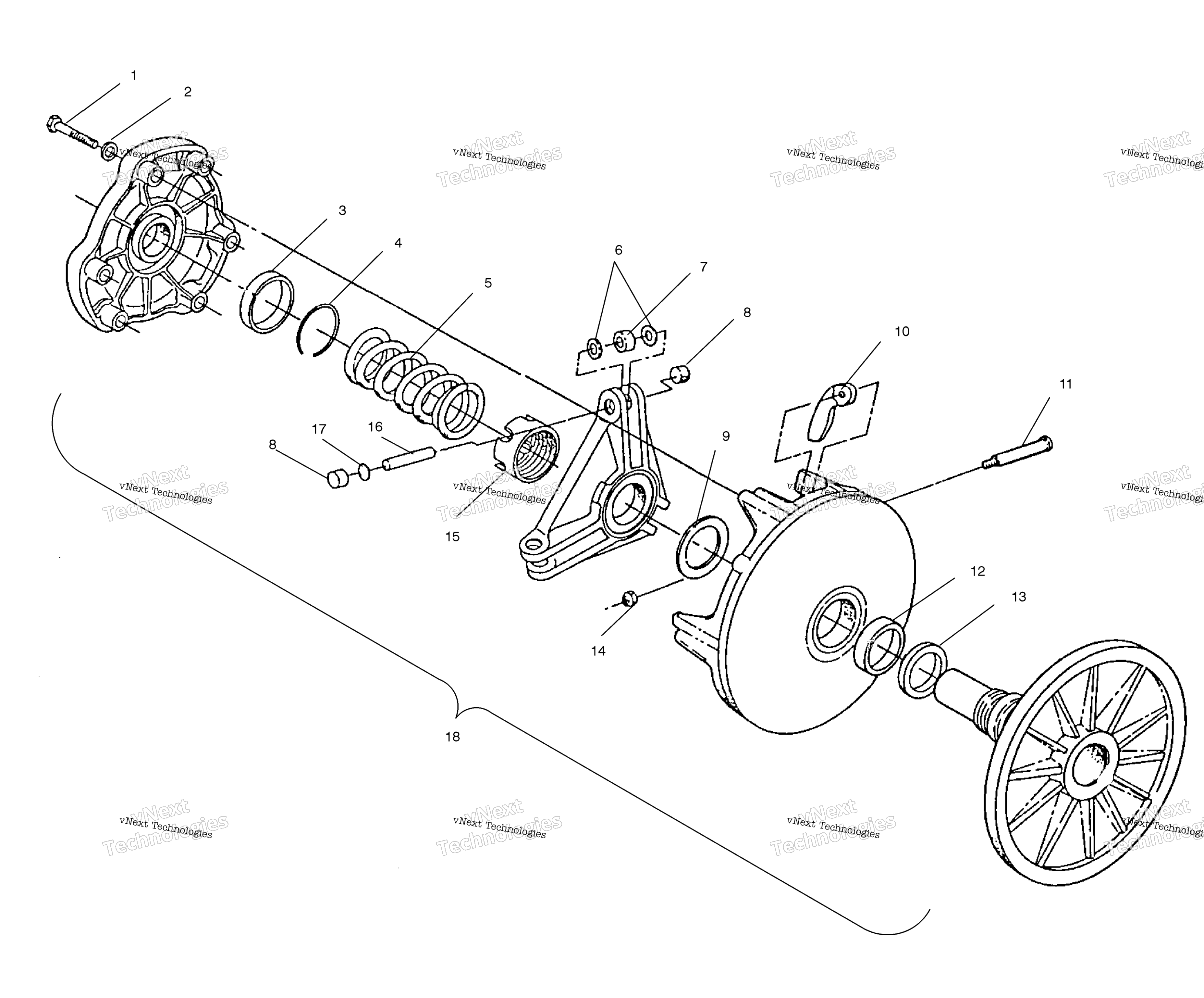 Привод Clutch