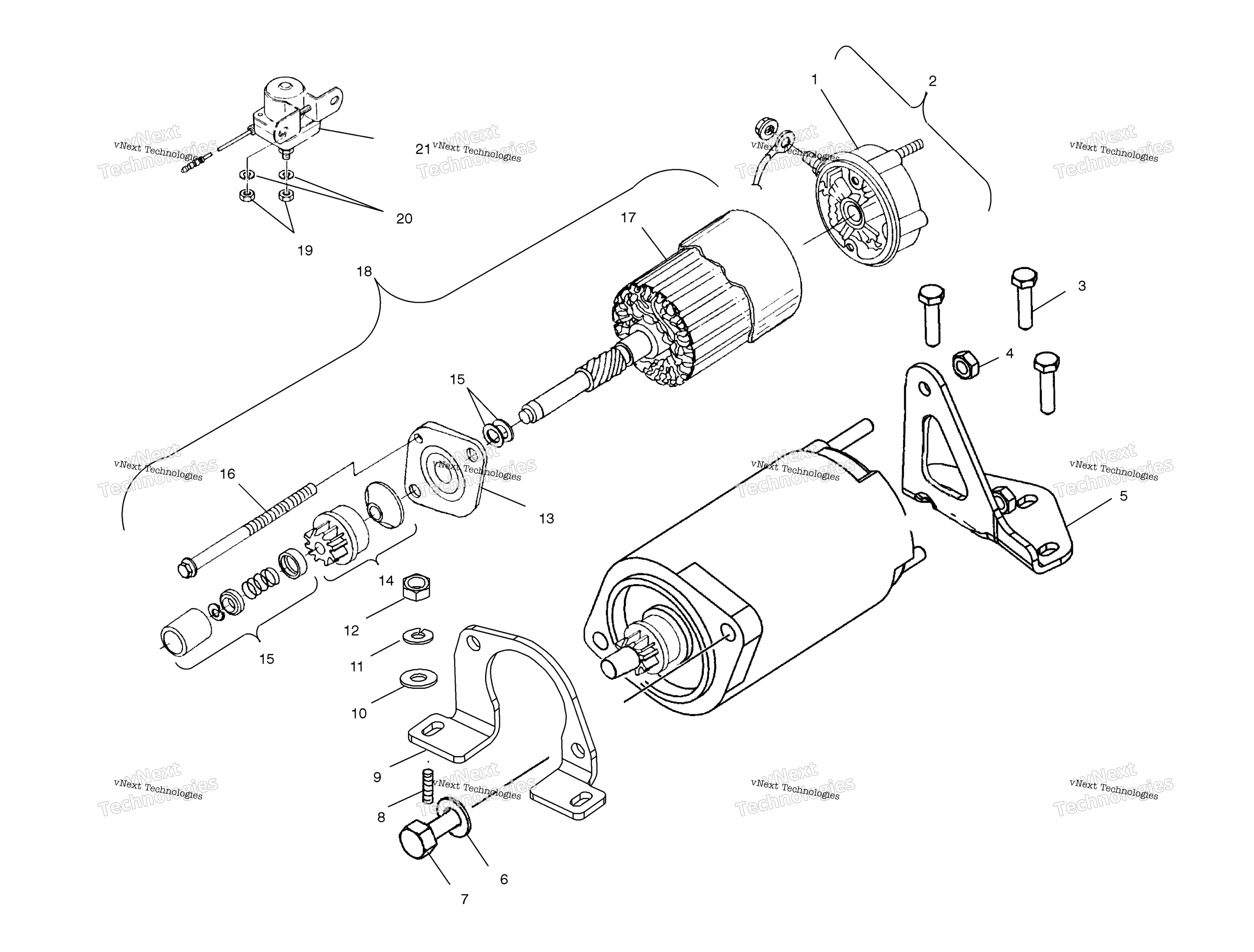 Пусковая система Motor S02st6es