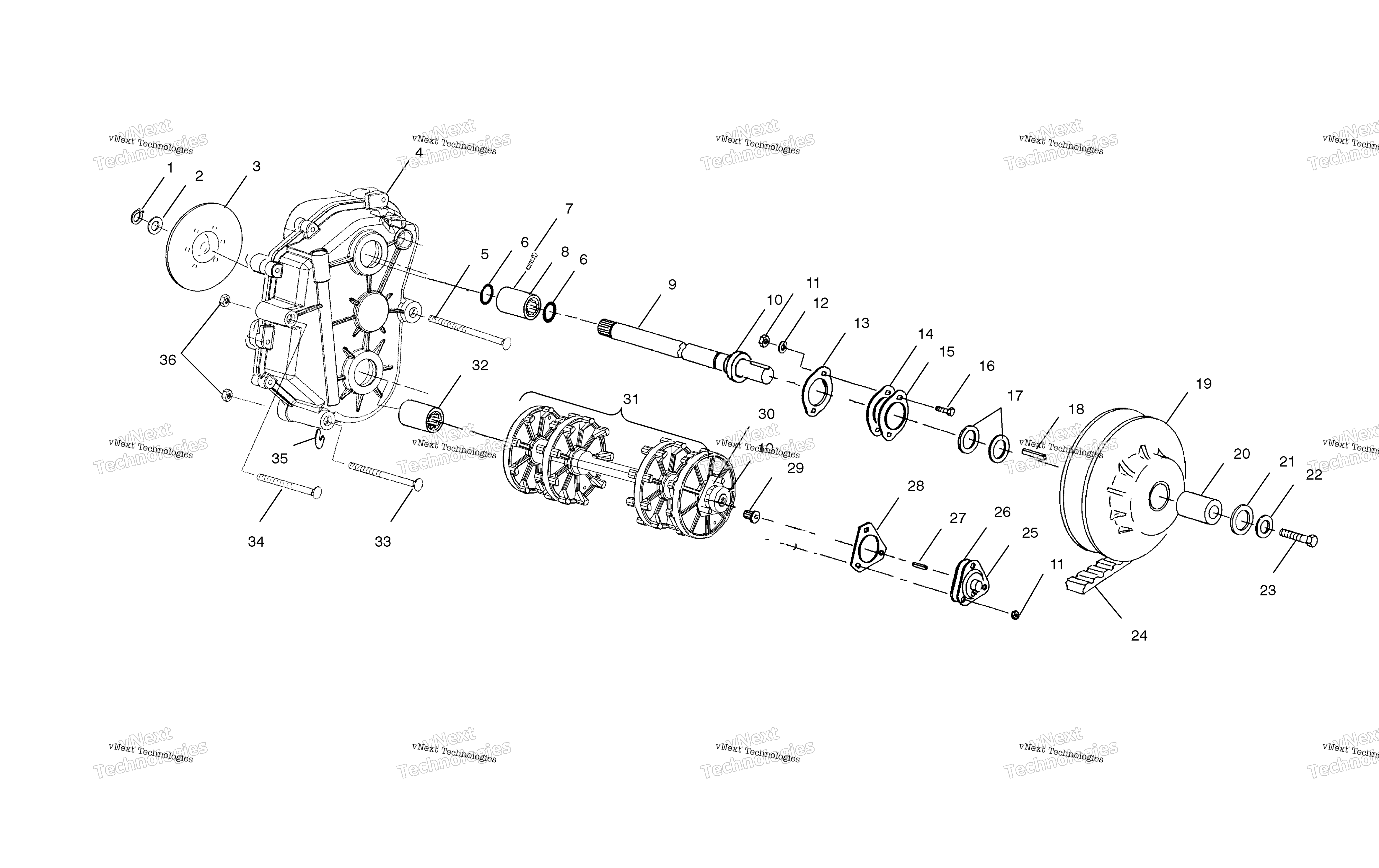 Привод Shaft S02su4bs/Be