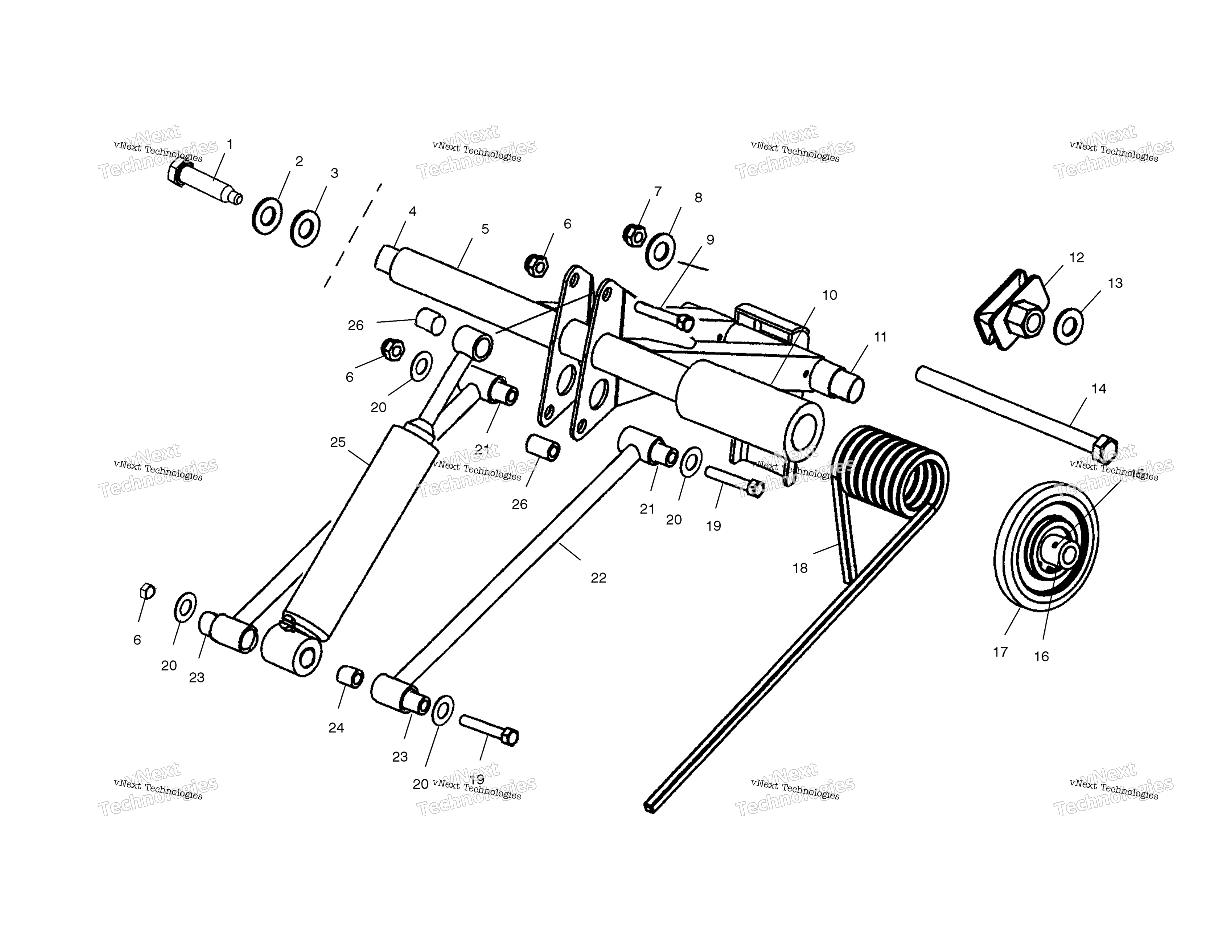 задний Torque Arm