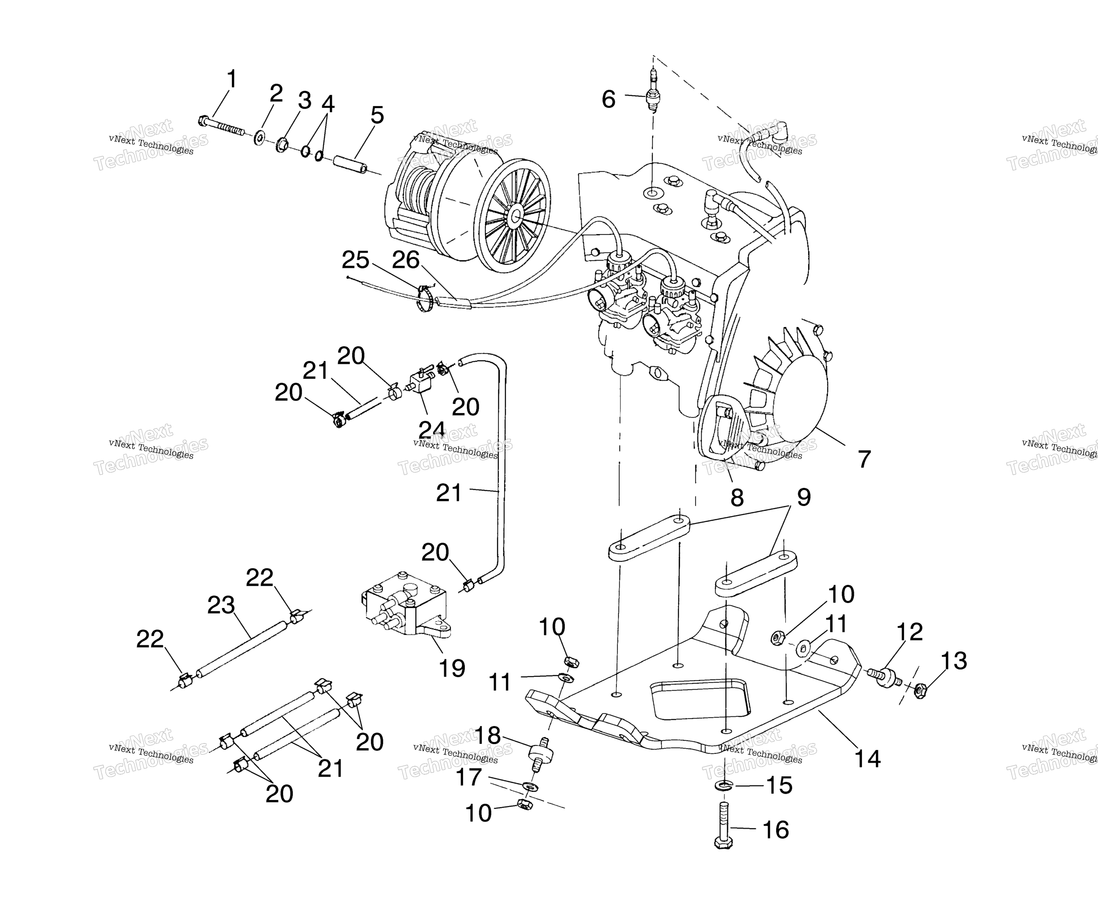 Двигатель Mounting S03su5bs/Bsa