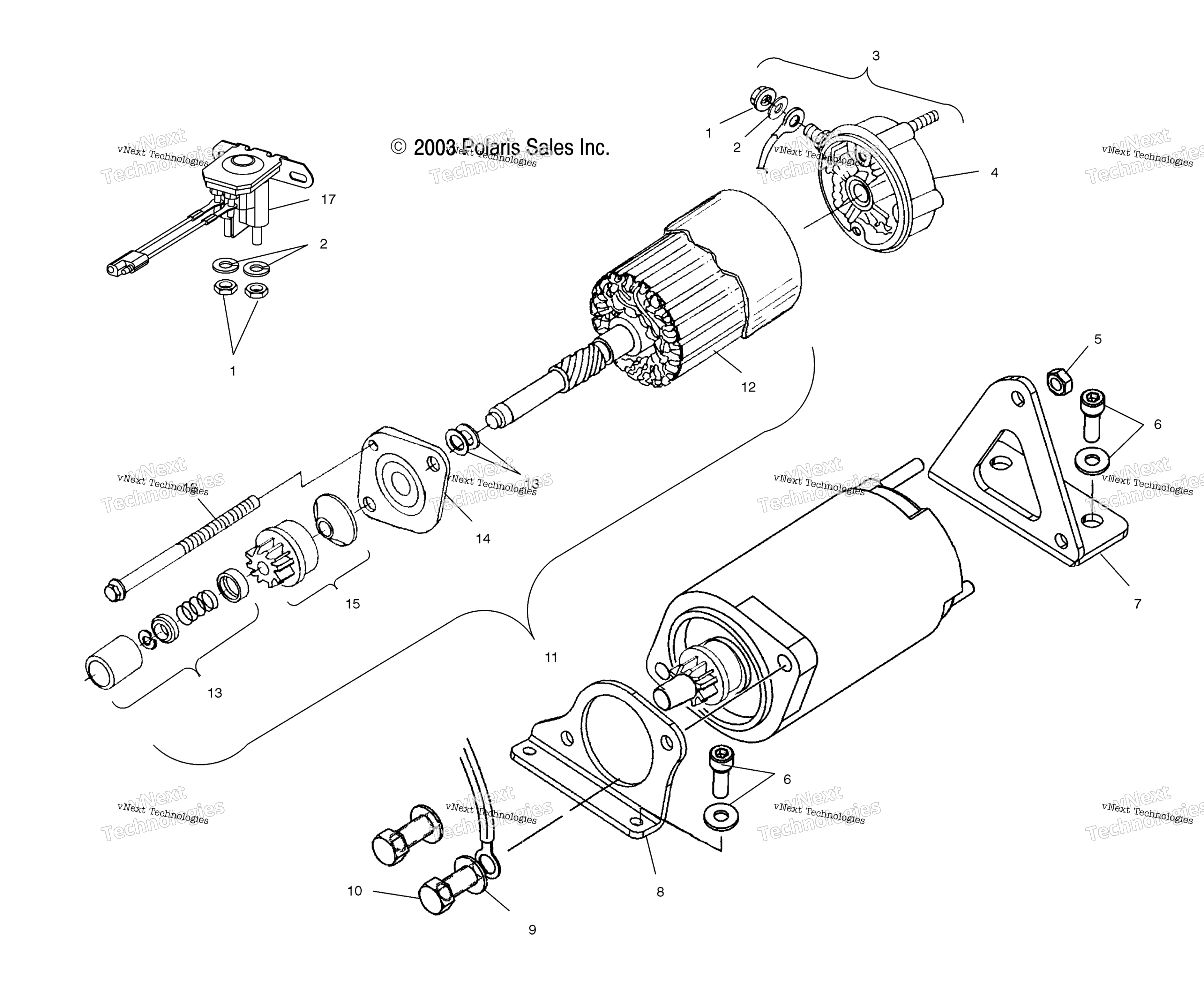 Пусковая система Motor S04nd7cs/Csa/8Cs/Csa/Csb